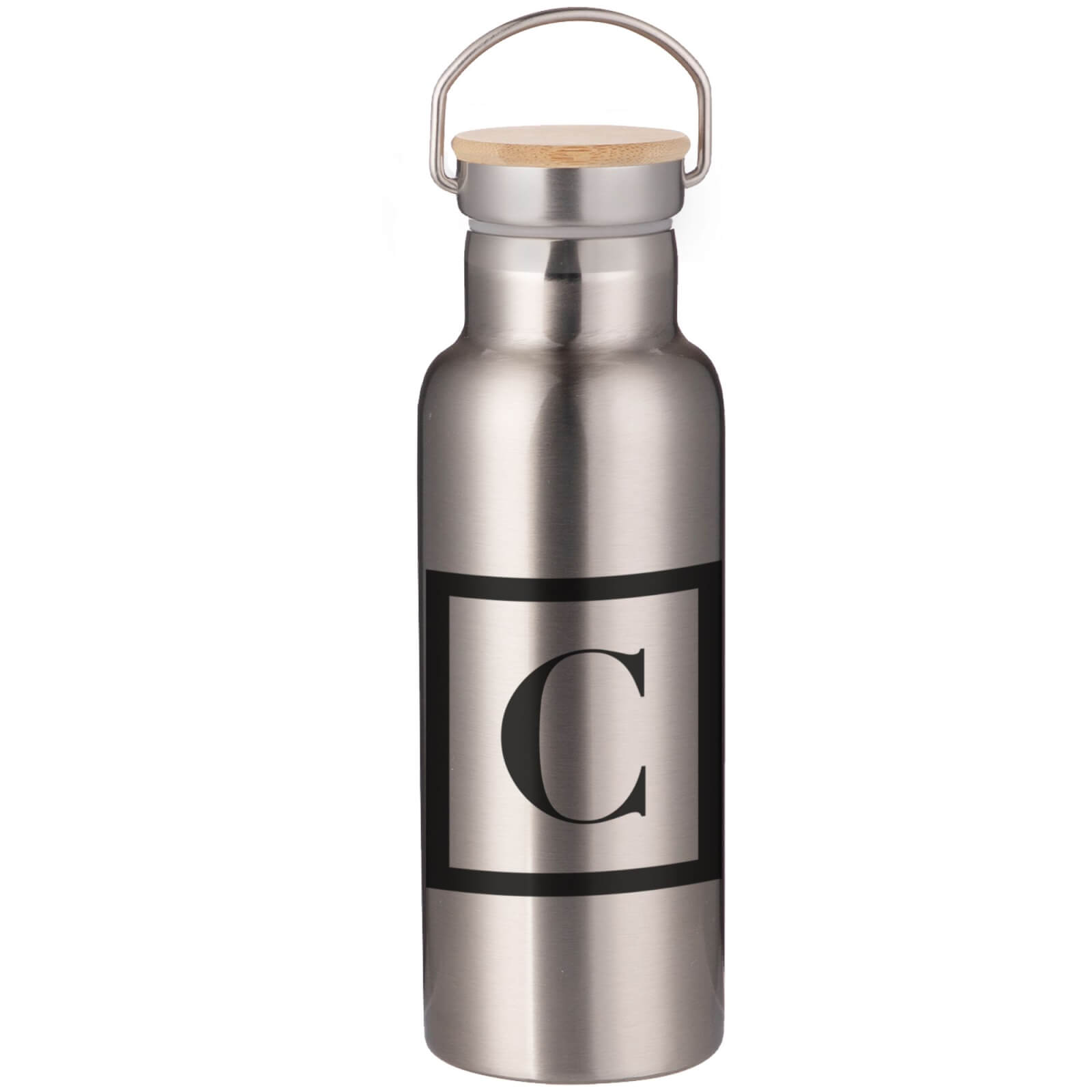 Boxed C Portable Insulated Water Bottle - Steel