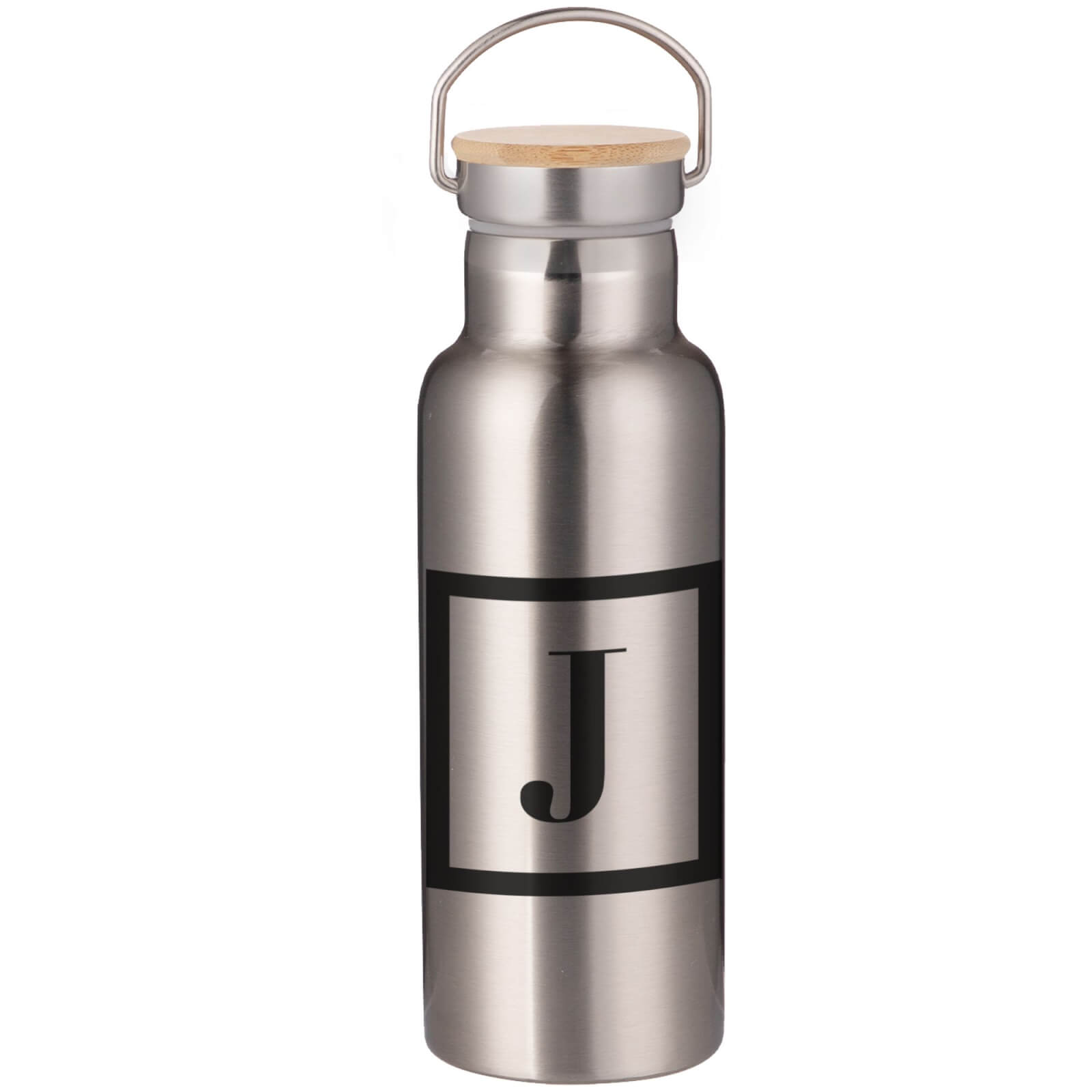 Boxed J Portable Insulated Water Bottle - Steel