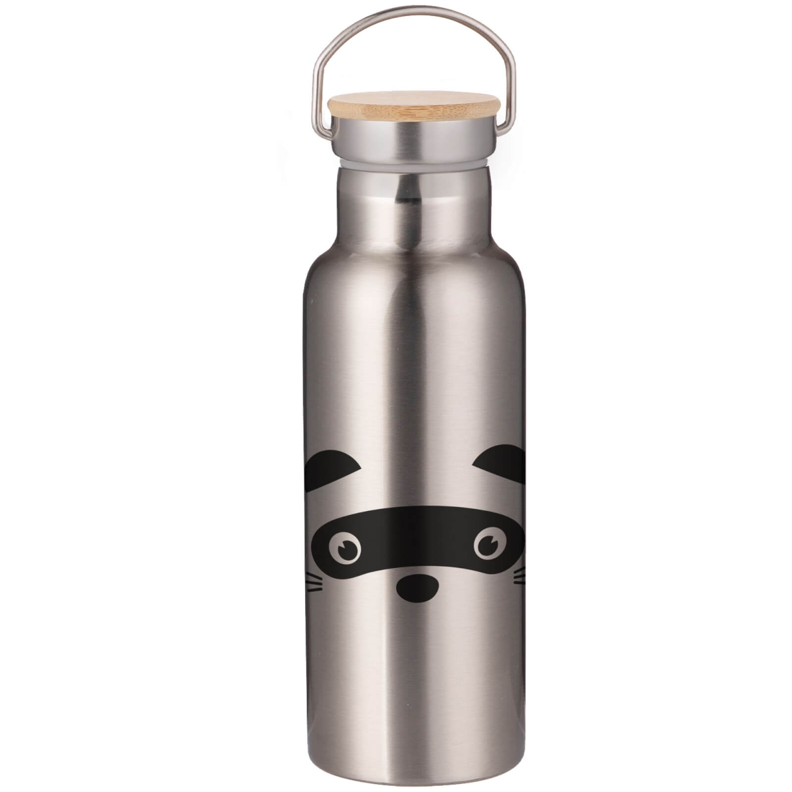 Racoon Portable Insulated Water Bottle - Steel