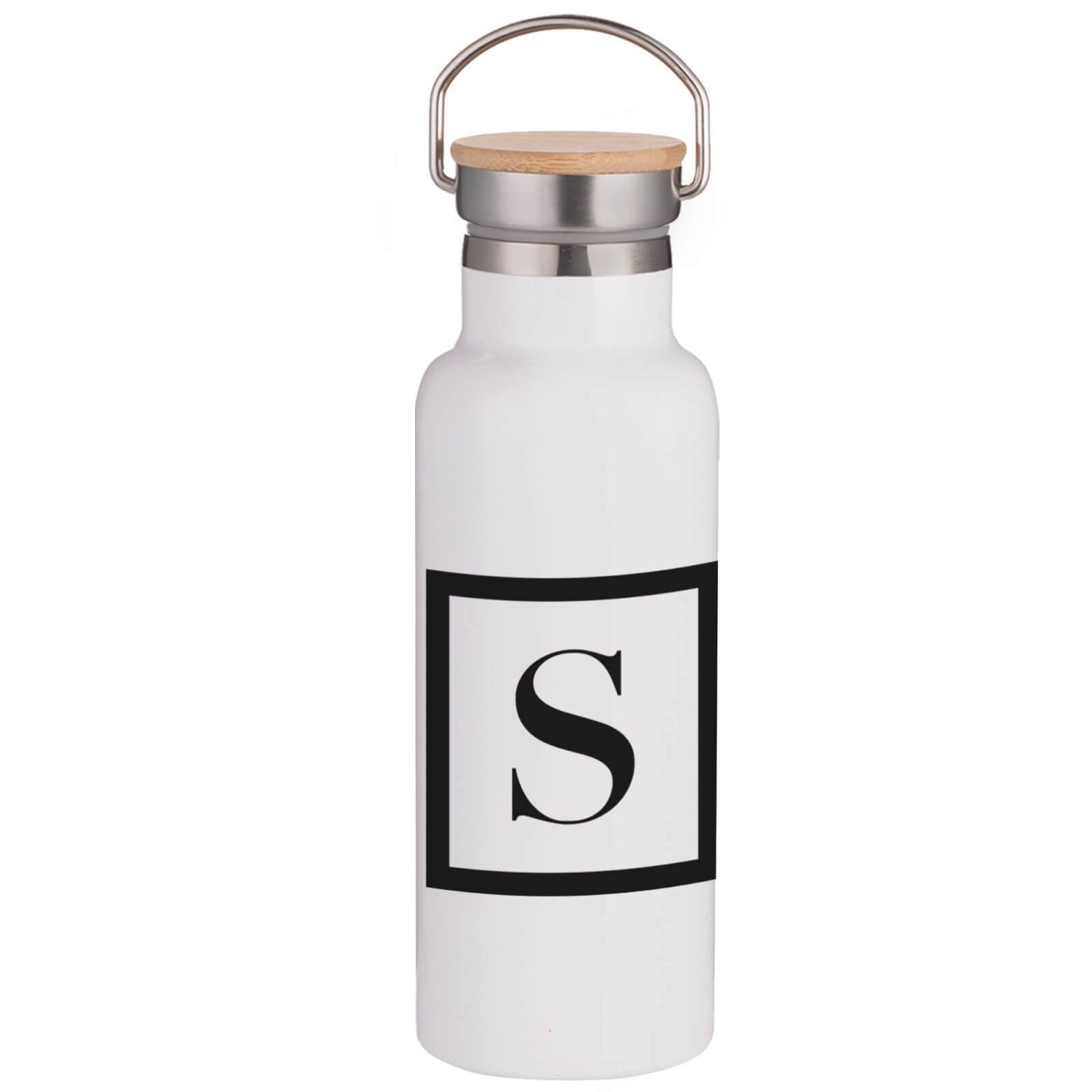 Boxed S Portable Insulated Water Bottle - White