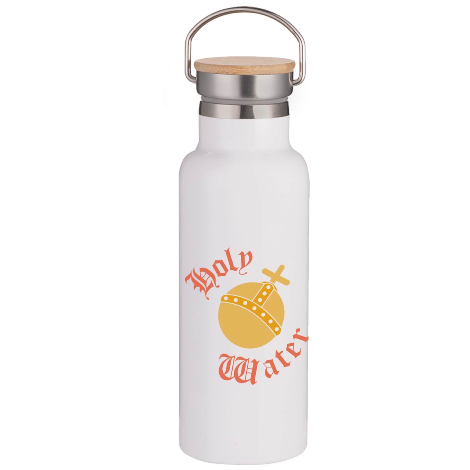 Holy Water Portable Insulated Water Bottle - White