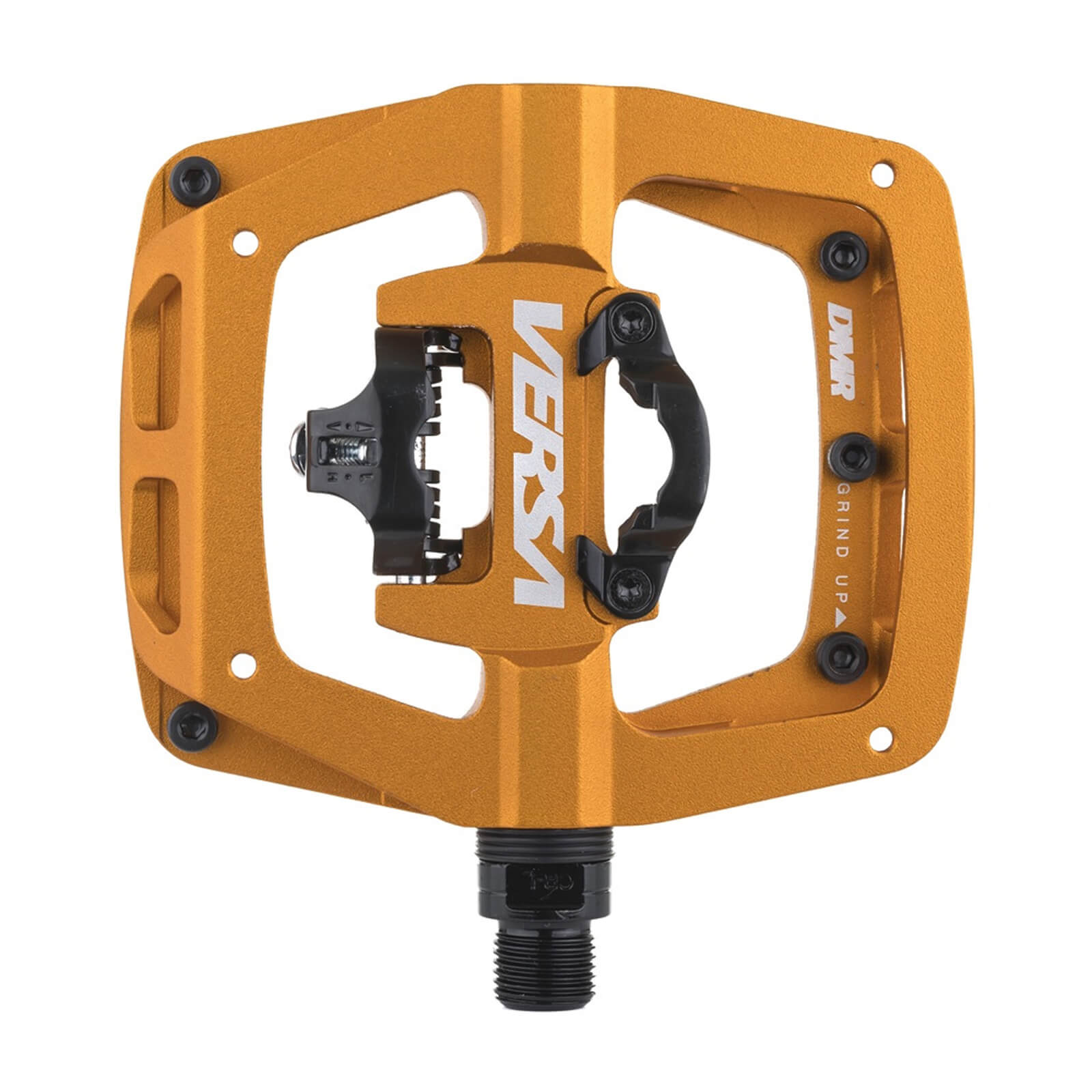 Image of DMR Versa Dual Sided Flat and SPD Pedal - Orange, Orange