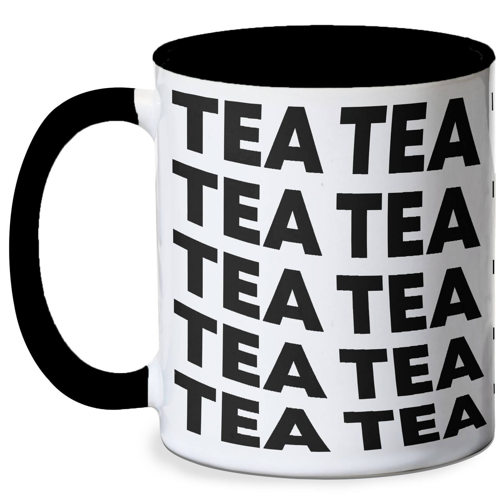 Tea Mug - White/Black