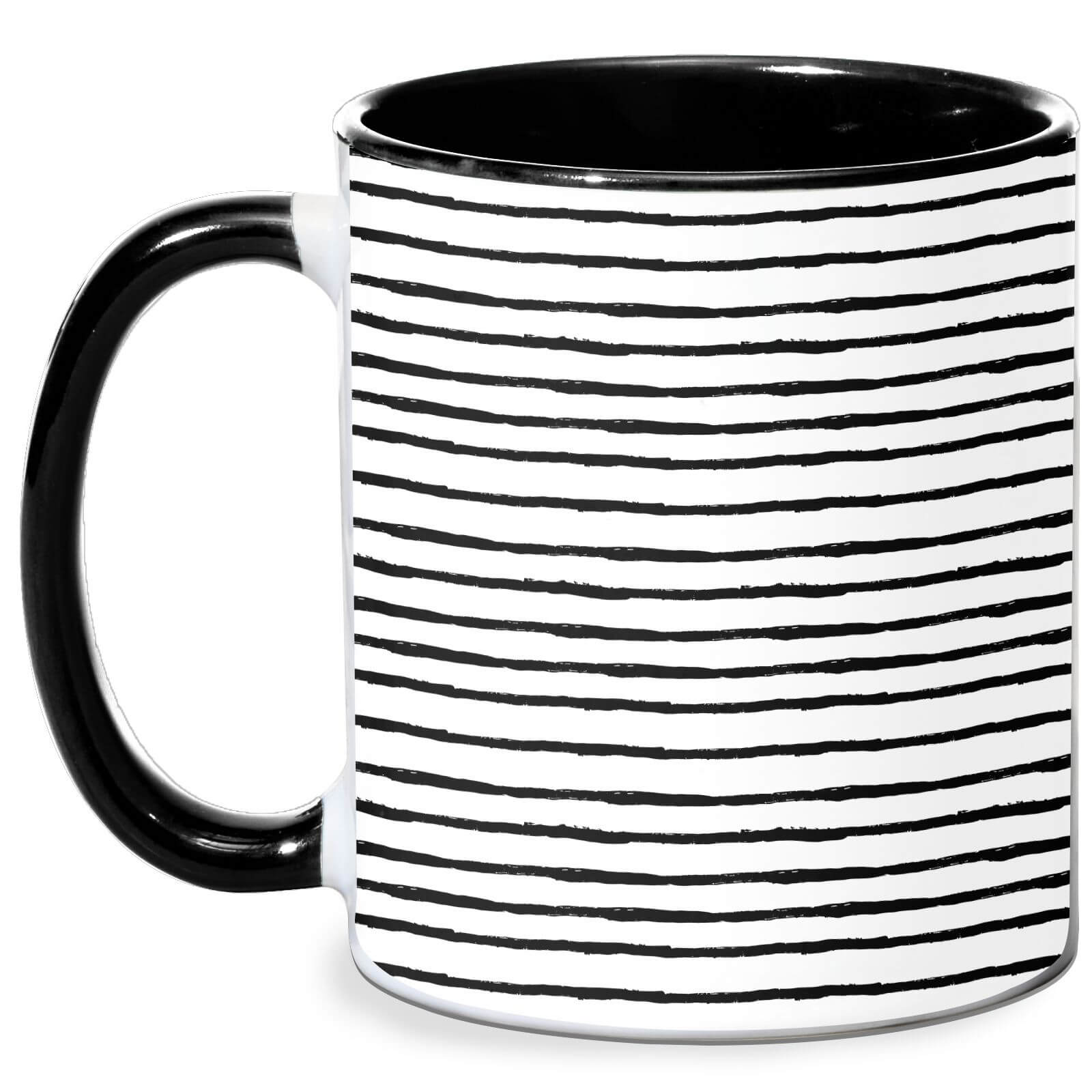 Stripes Mug - White/Black