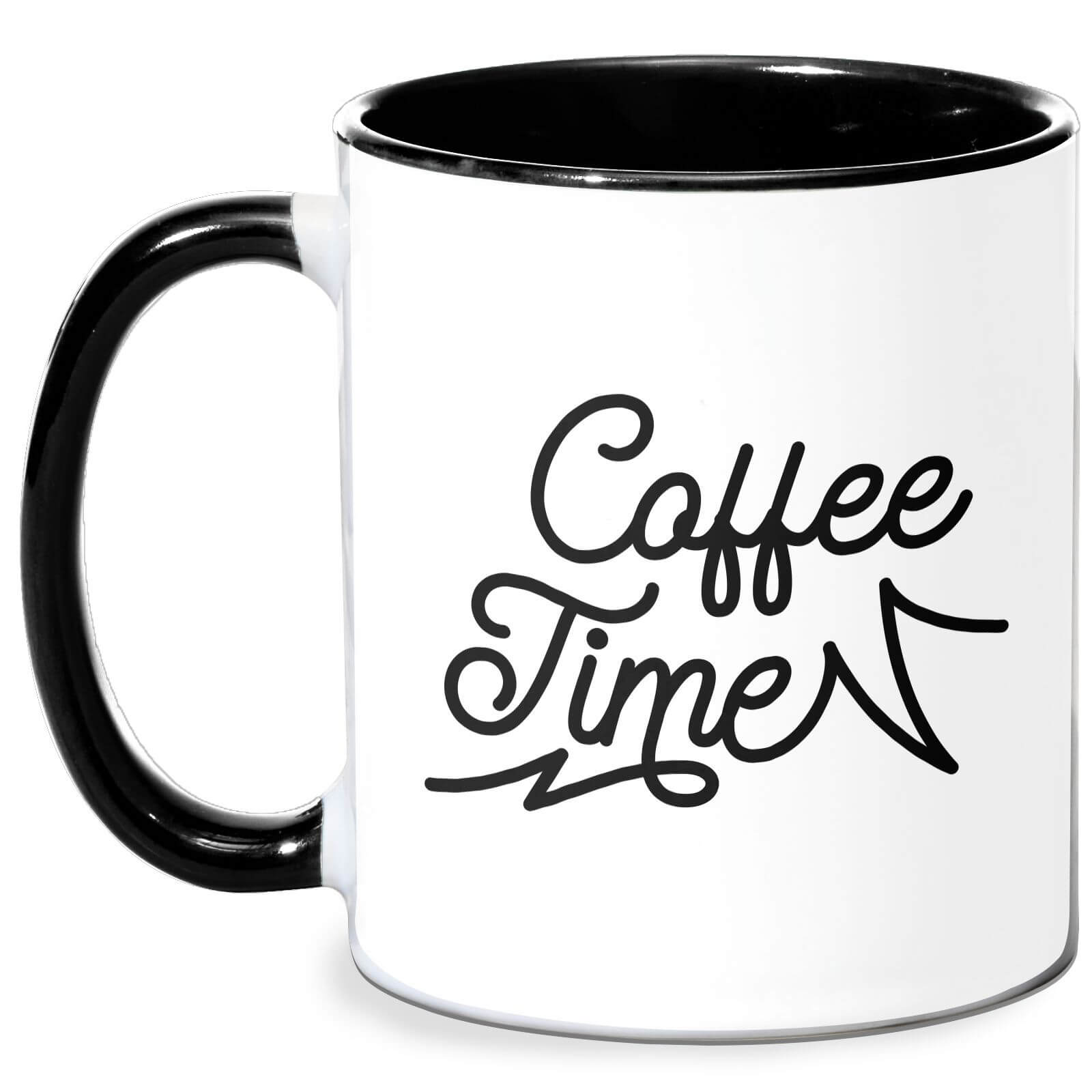Coffee Time Mug - White/Black