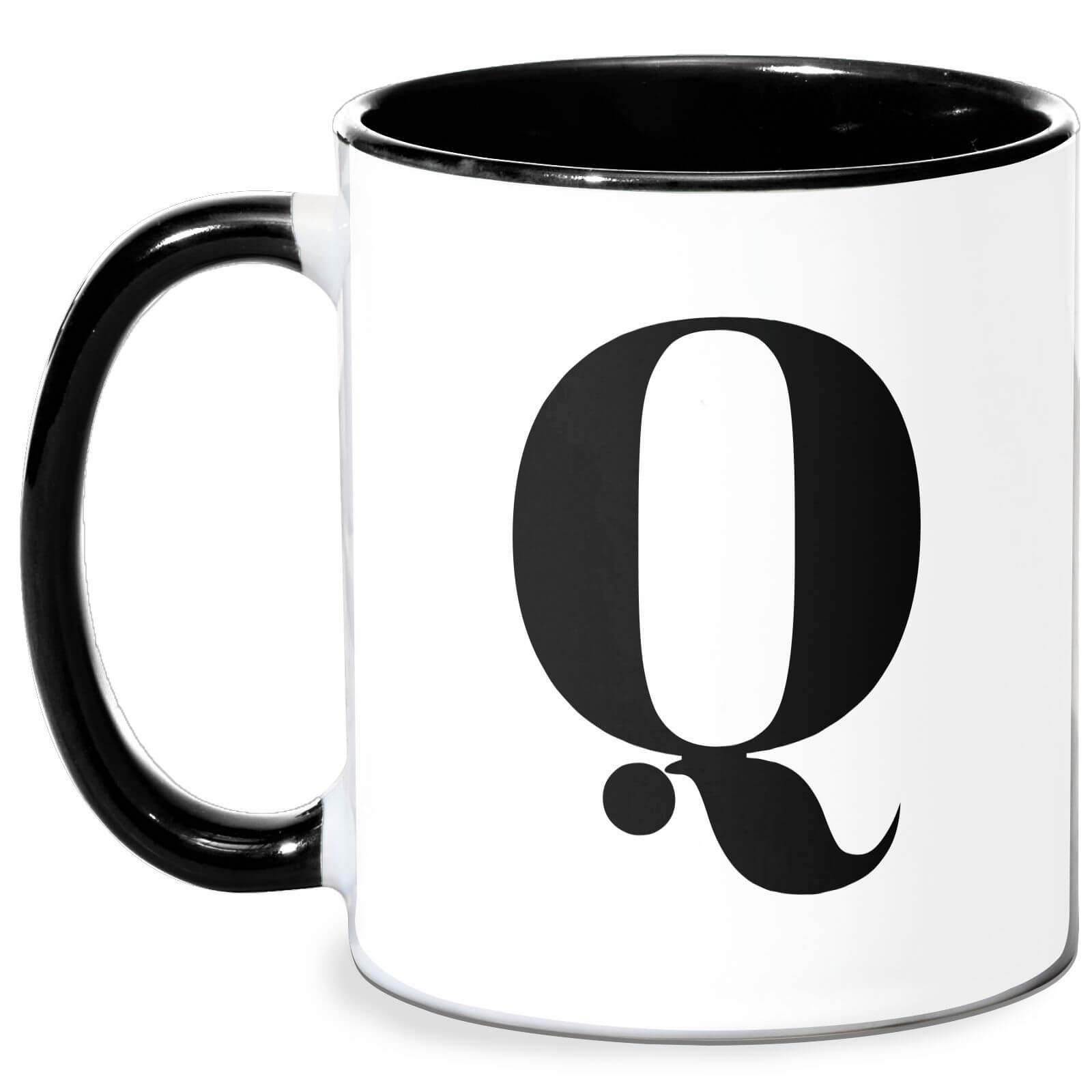 Q Mug - White/Black