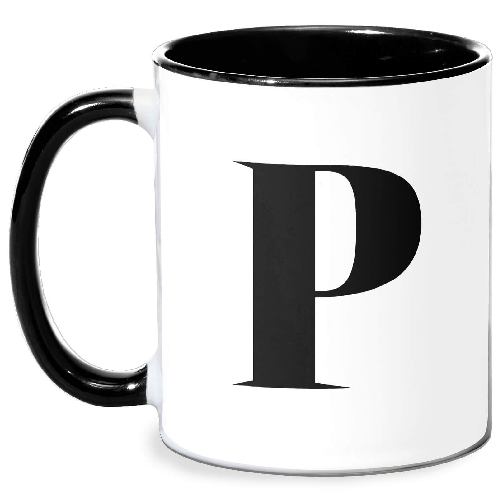 P Mug - White/Black