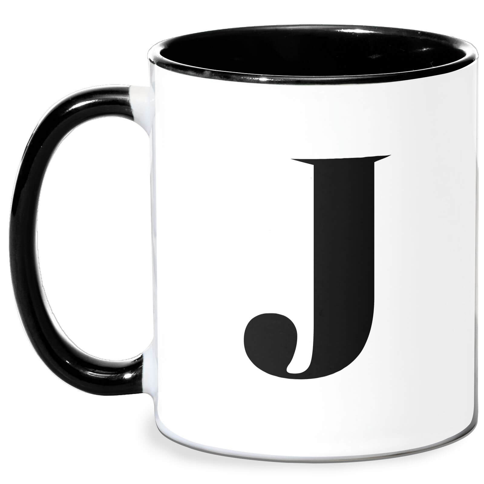 J Mug - White/Black