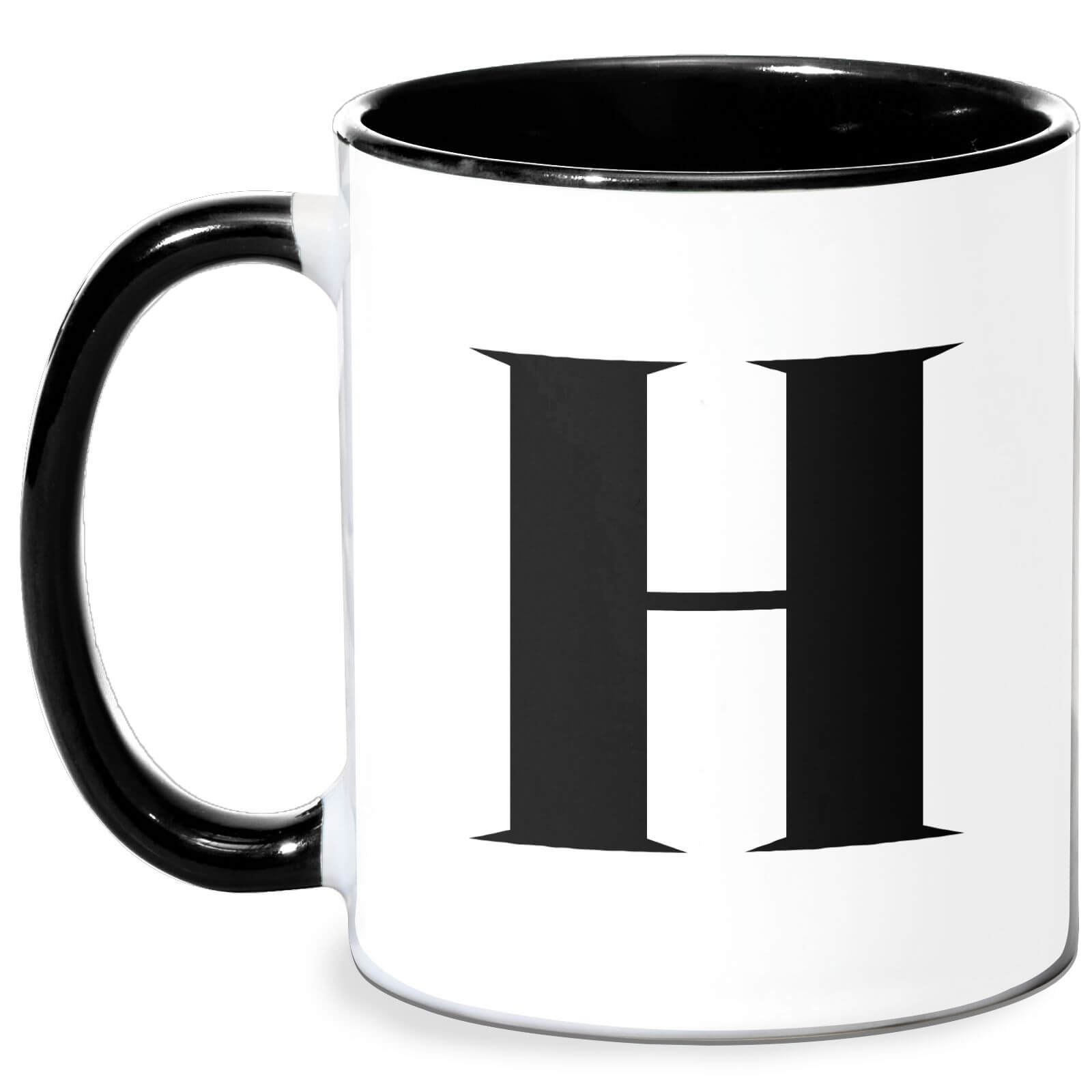 H Mug - White/Black