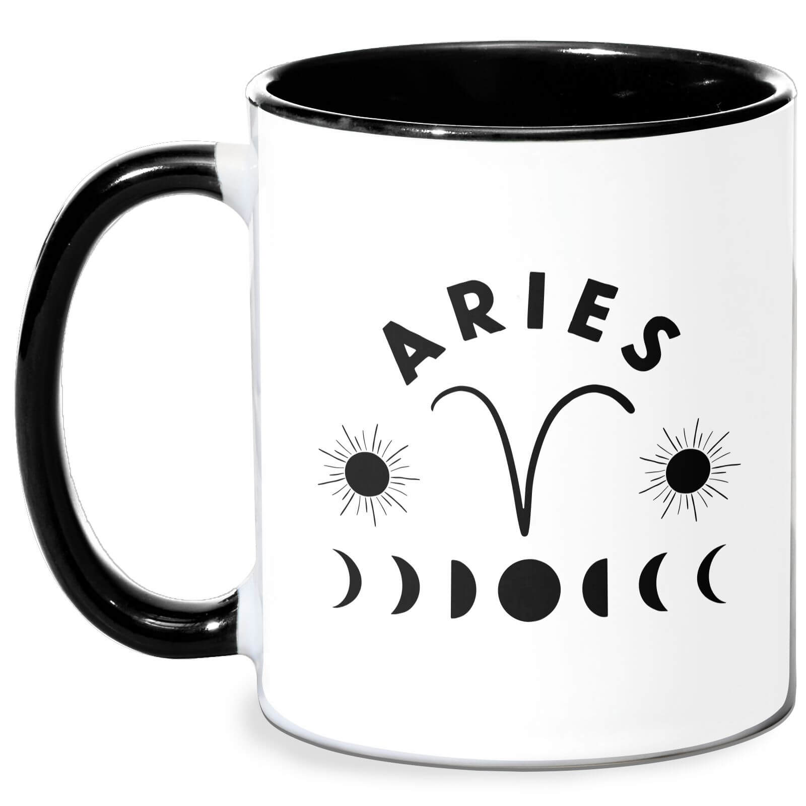 Aries Mug - White/Black