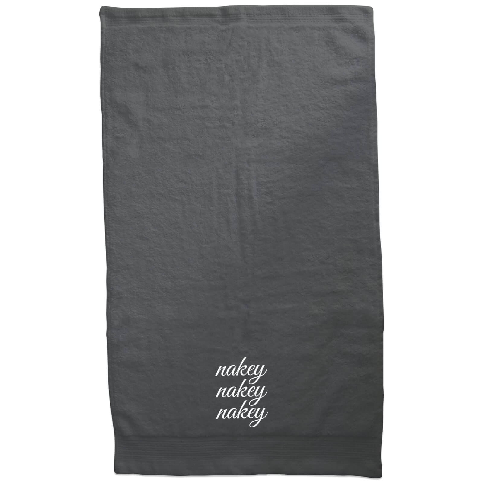 Nakey Nakey Nakey Embroidered Towel - Bath Towel