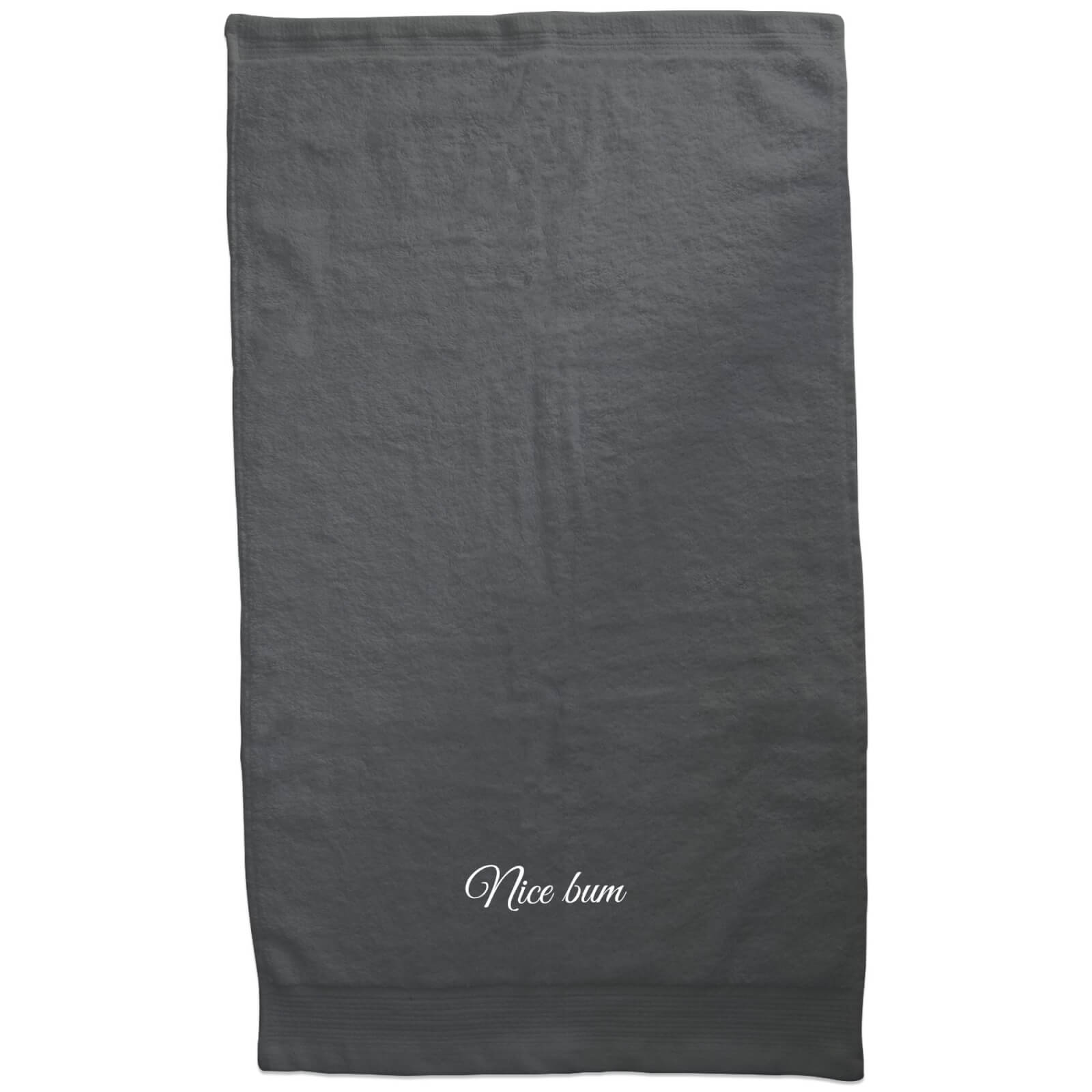 Nice Bum Embroidered Towel - Bath Towel