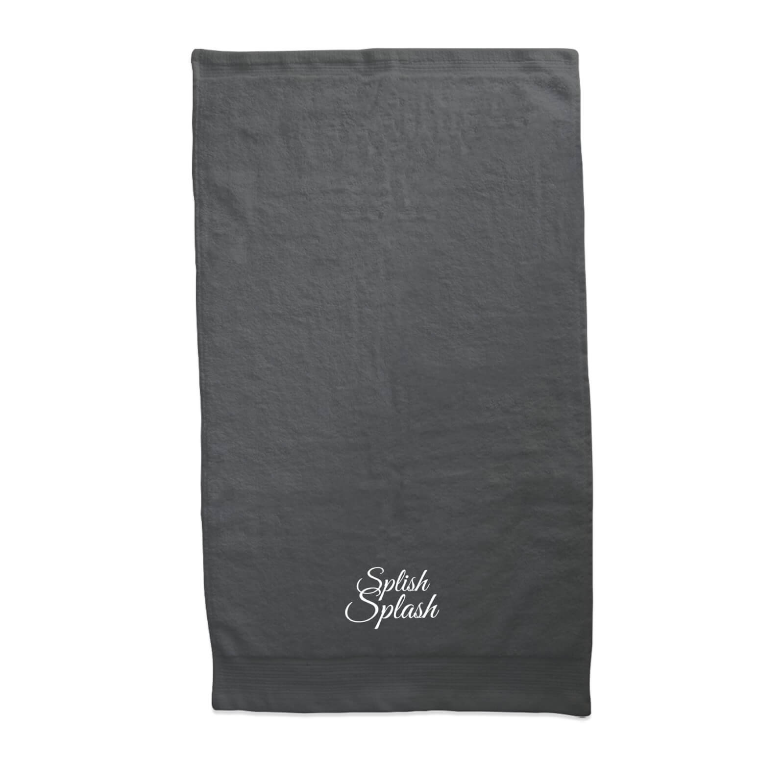 Splish Splash Embroidered Towel - Hand Towel