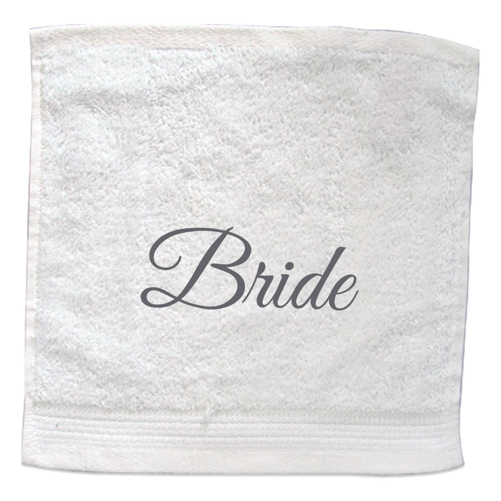 Bride Embroidered Towel - Face Cloth