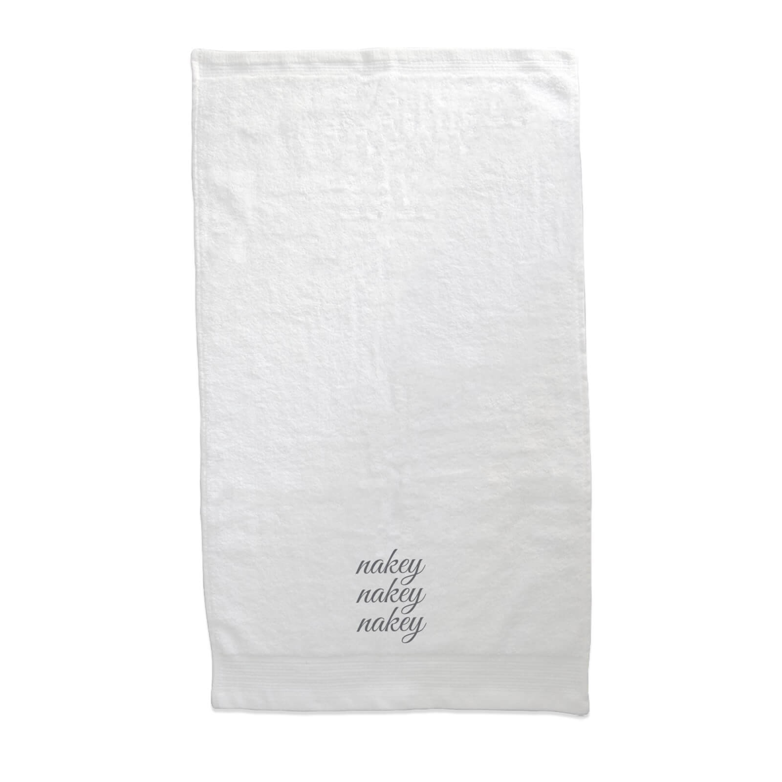 Nakey Nakey Nakey Embroidered Towel - Hand Towel