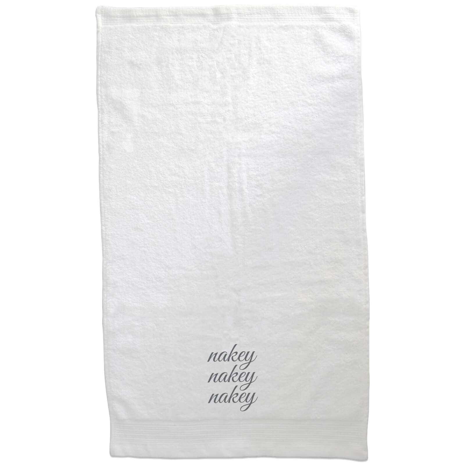 Nakey Nakey Nakey Embroidered Towel - Bath Towel