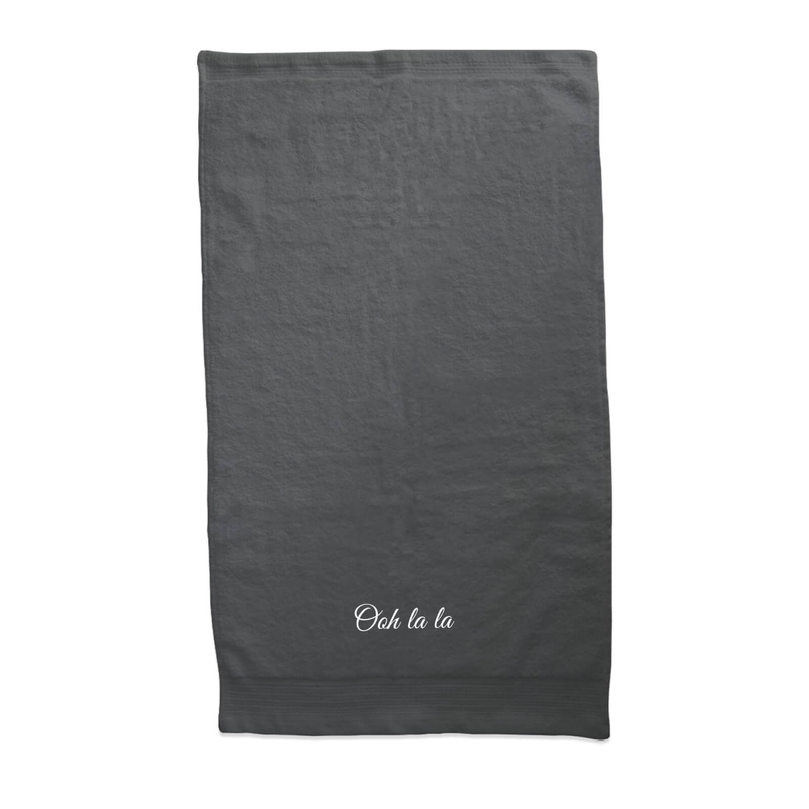 Ooh La La Embroidered Towel - Hand Towel