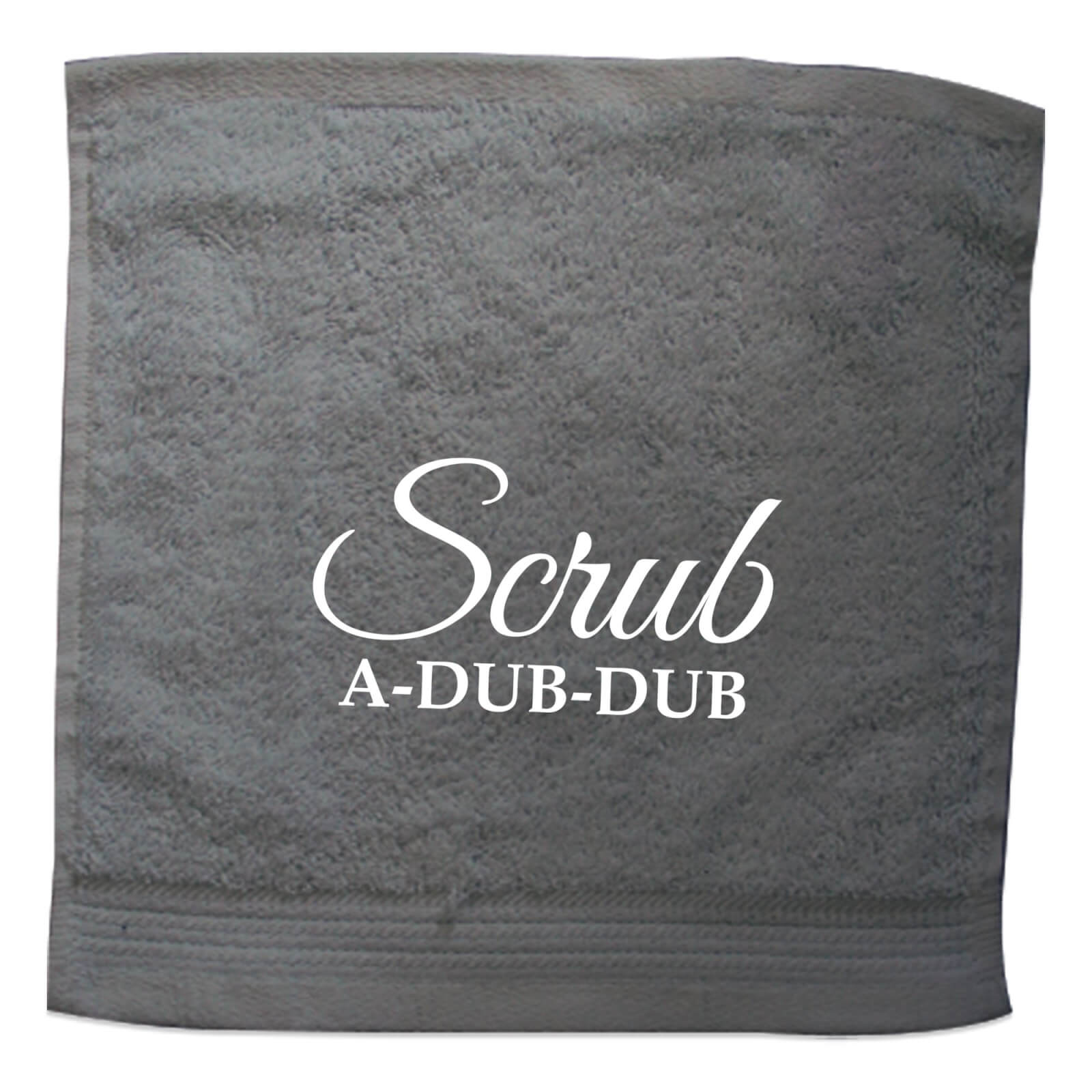 Scrub A-Dub-Dub Embroidered Towel - Face Cloth