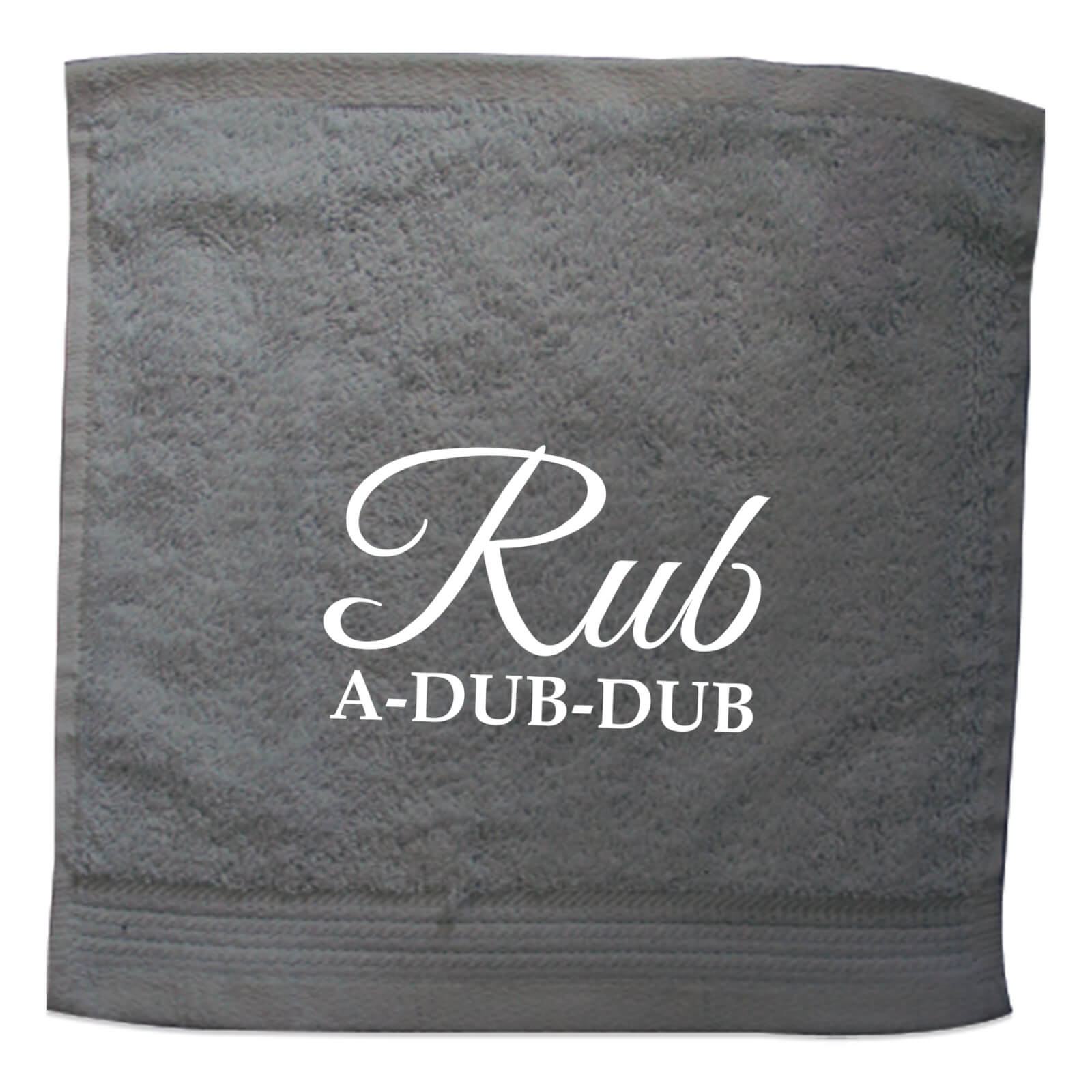 Rub A Dub Dub Embroidered Towel - Face Cloth