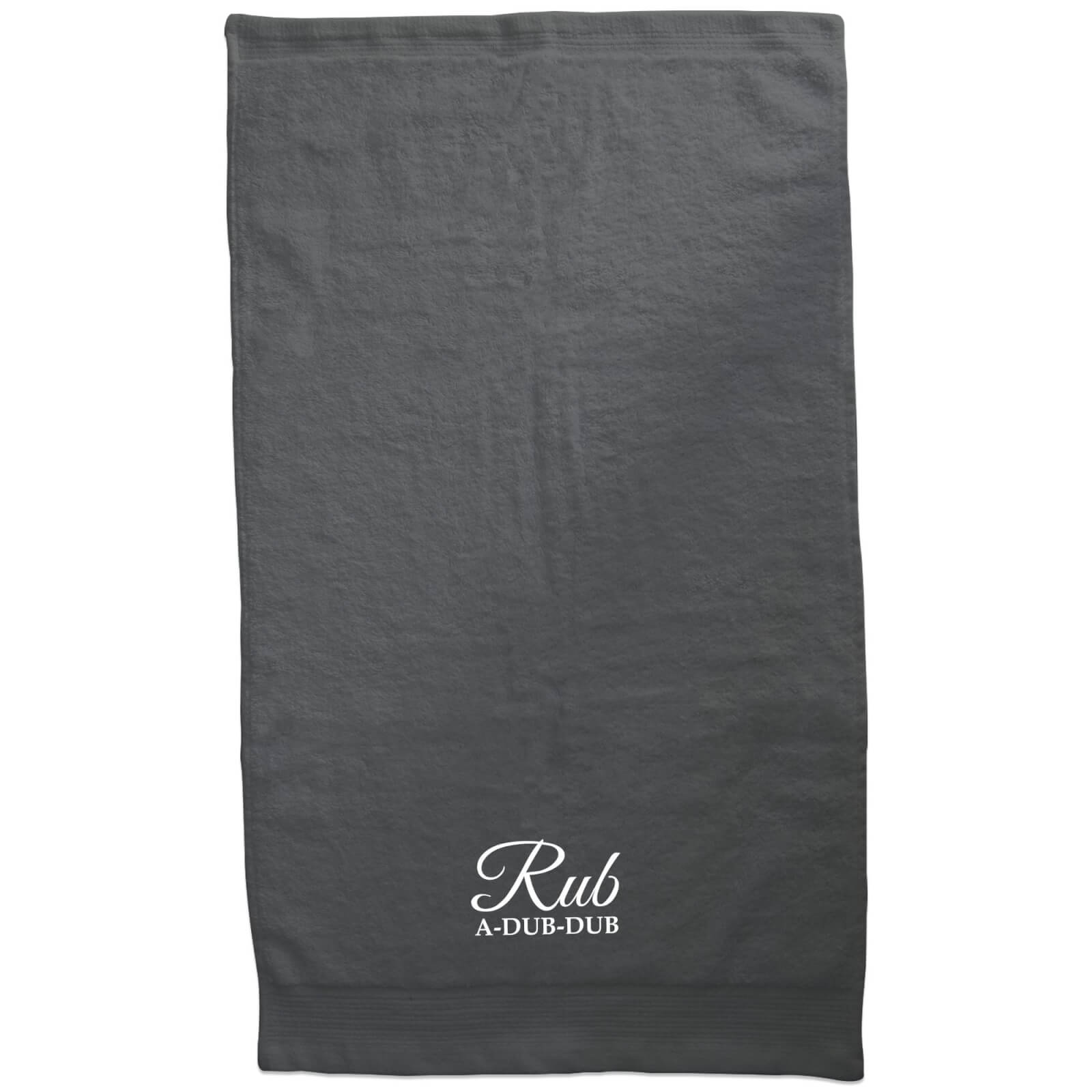 Rub A Dub Dub Embroidered Towel - Bath Towel