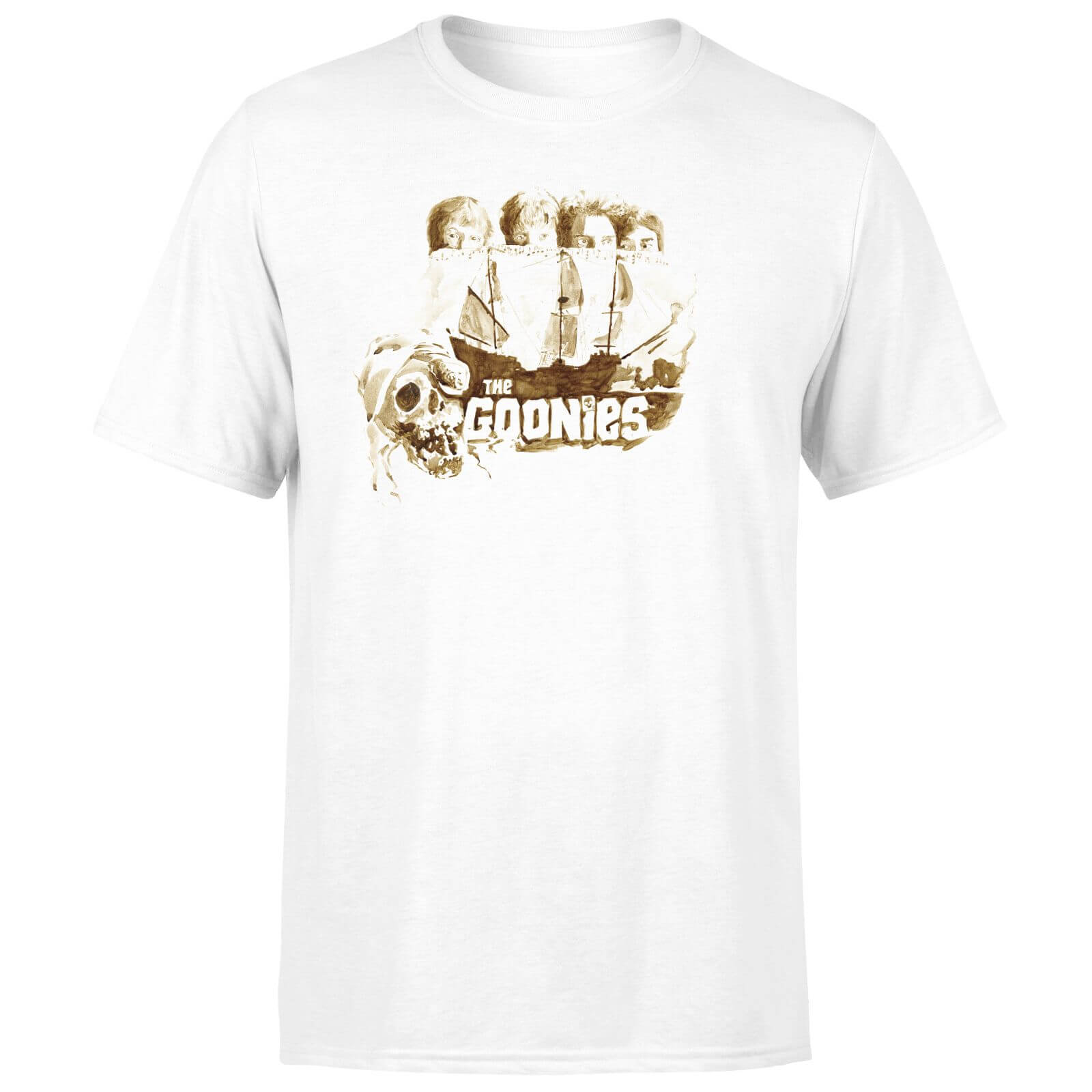 The Goonies Watercolour Men's T-Shirt - White - M - White