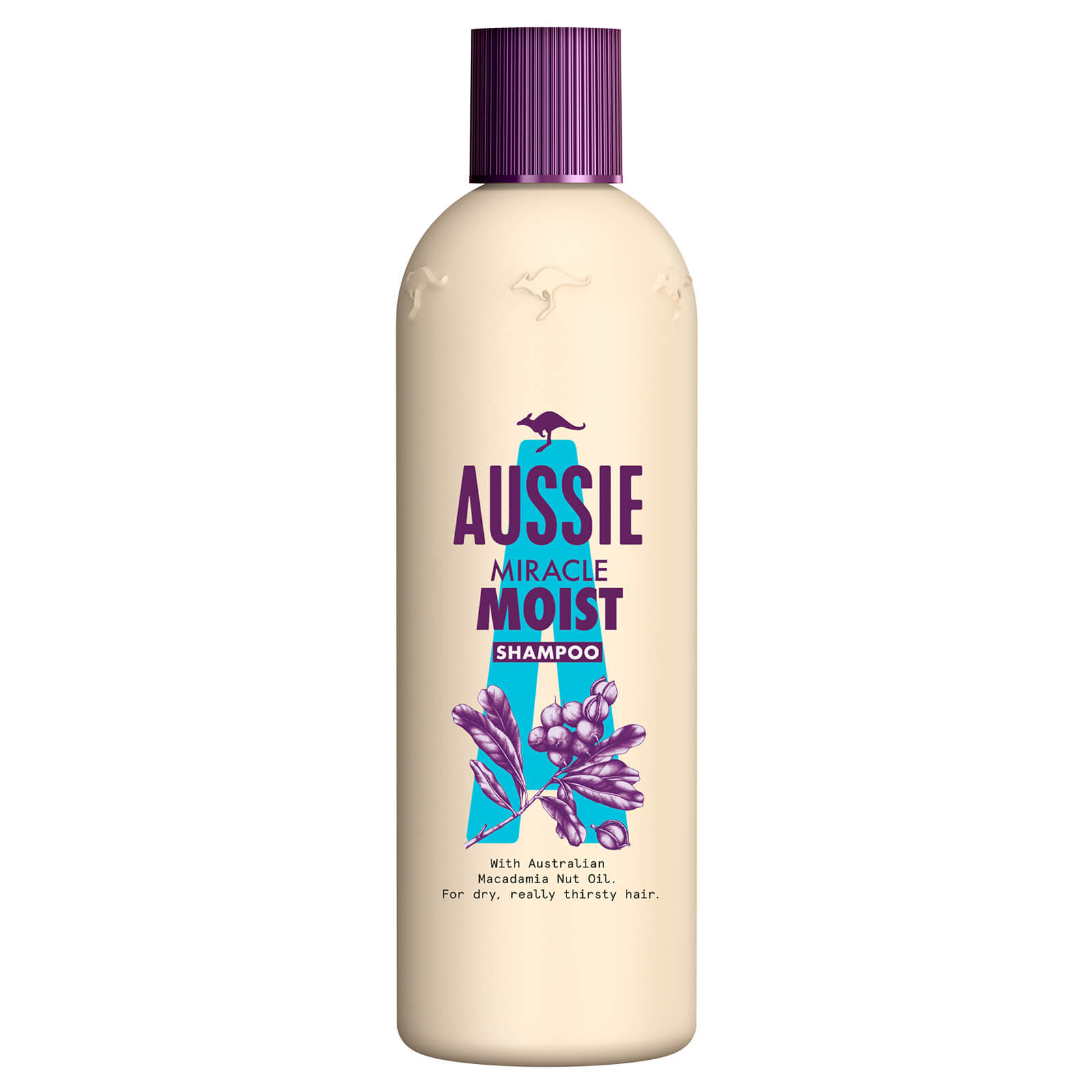 

Aussie Miracle Moist Shampoo for Dry and Frizzy Hair 300ml