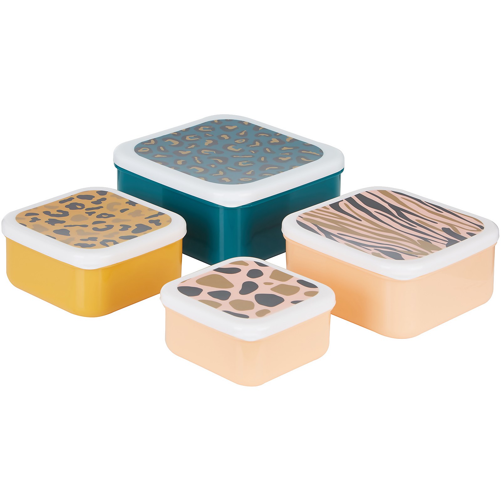 Image of Mimo Animal Print Lunch Box Set - Stackable