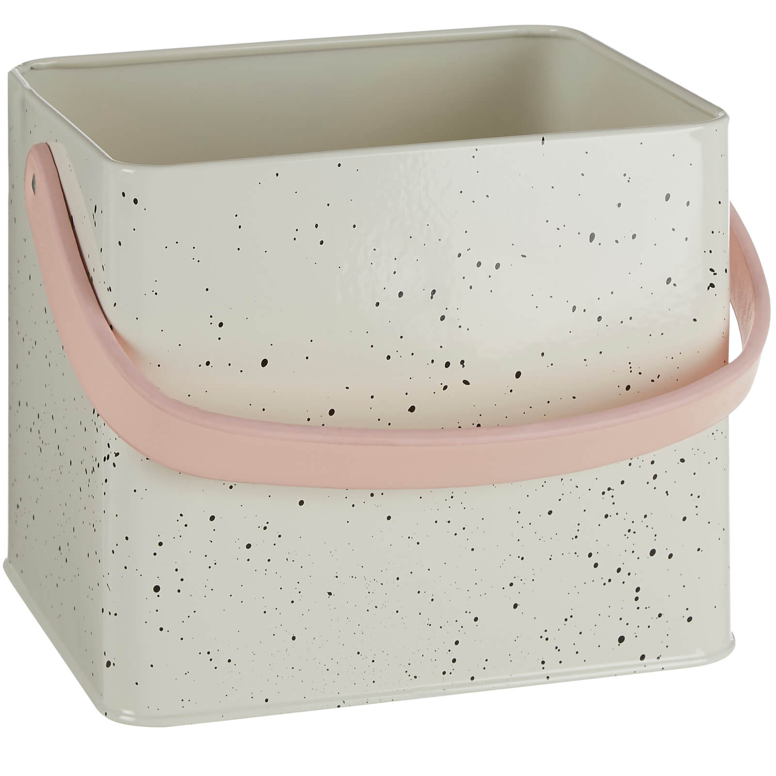 Sweet Heart Peg Box - Chrome/Black Speckle