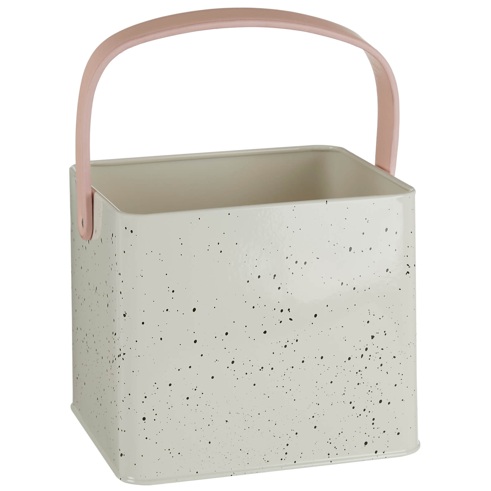 Sweet Heart Peg Box - Chrome/Black Speckle