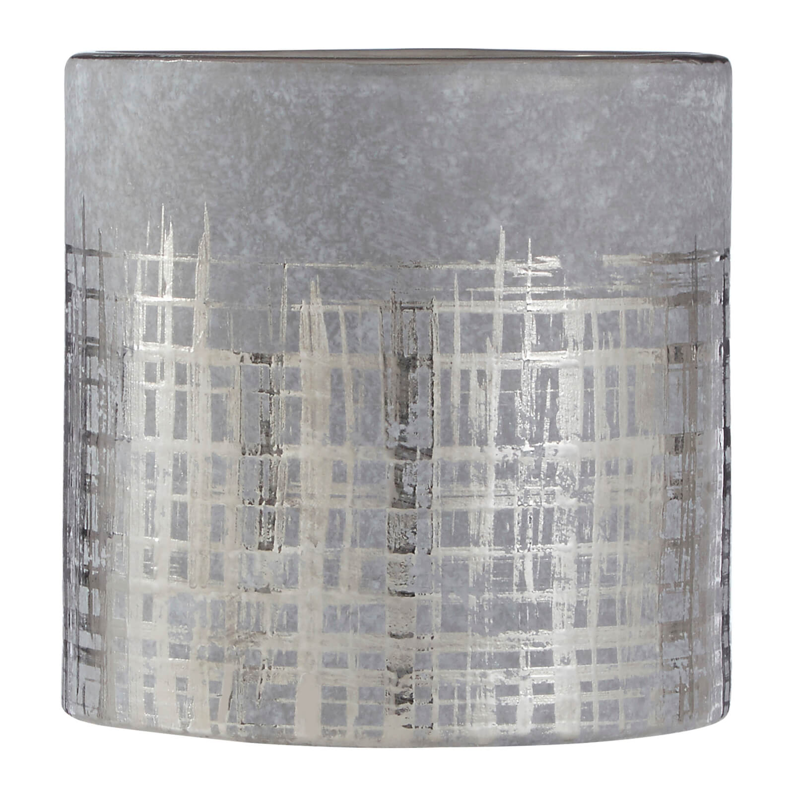 Embra Ceramic Planter - Grey/Silver