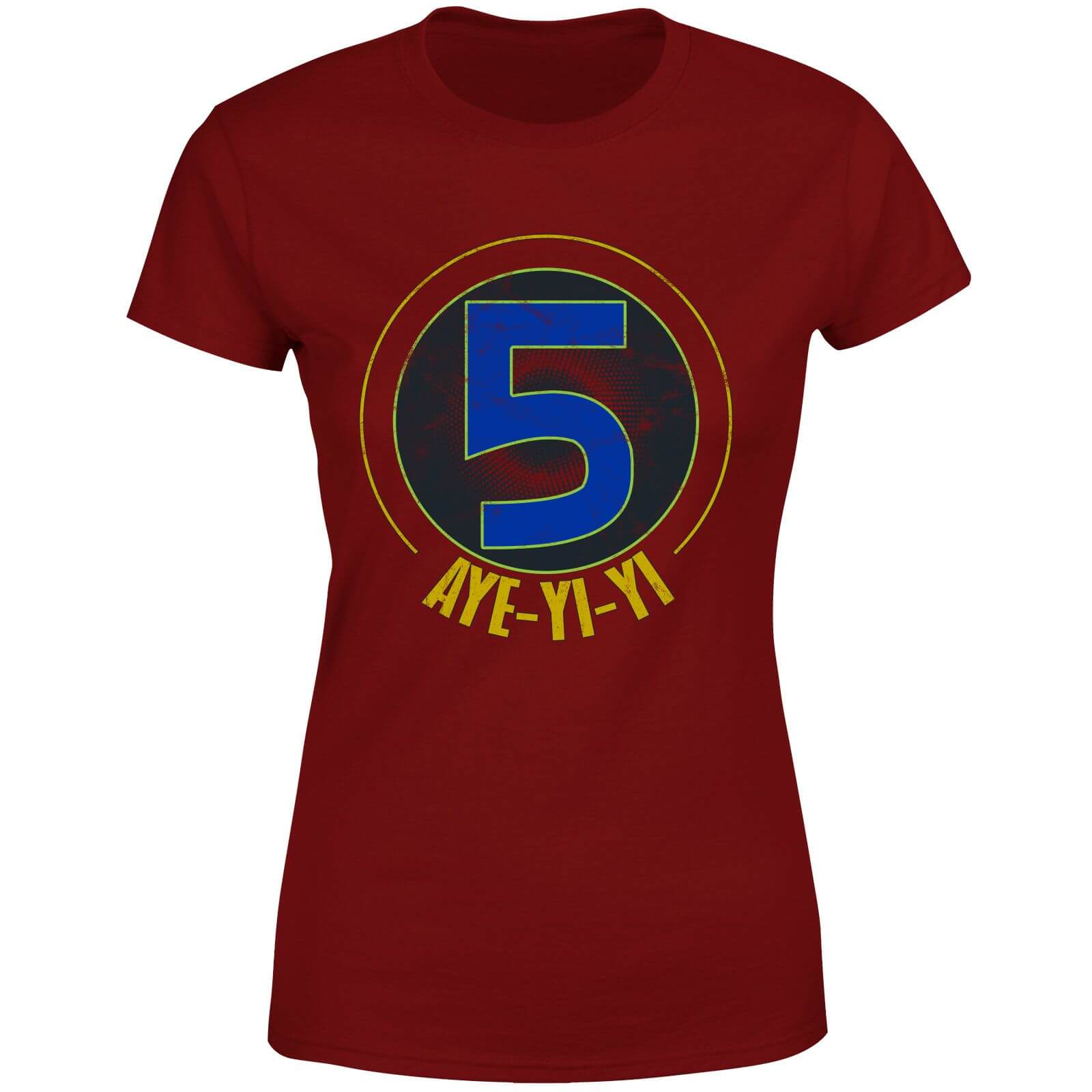 

T-shirt Power Rangers Alpha-5 Logo - Burgundy - Femme - XL