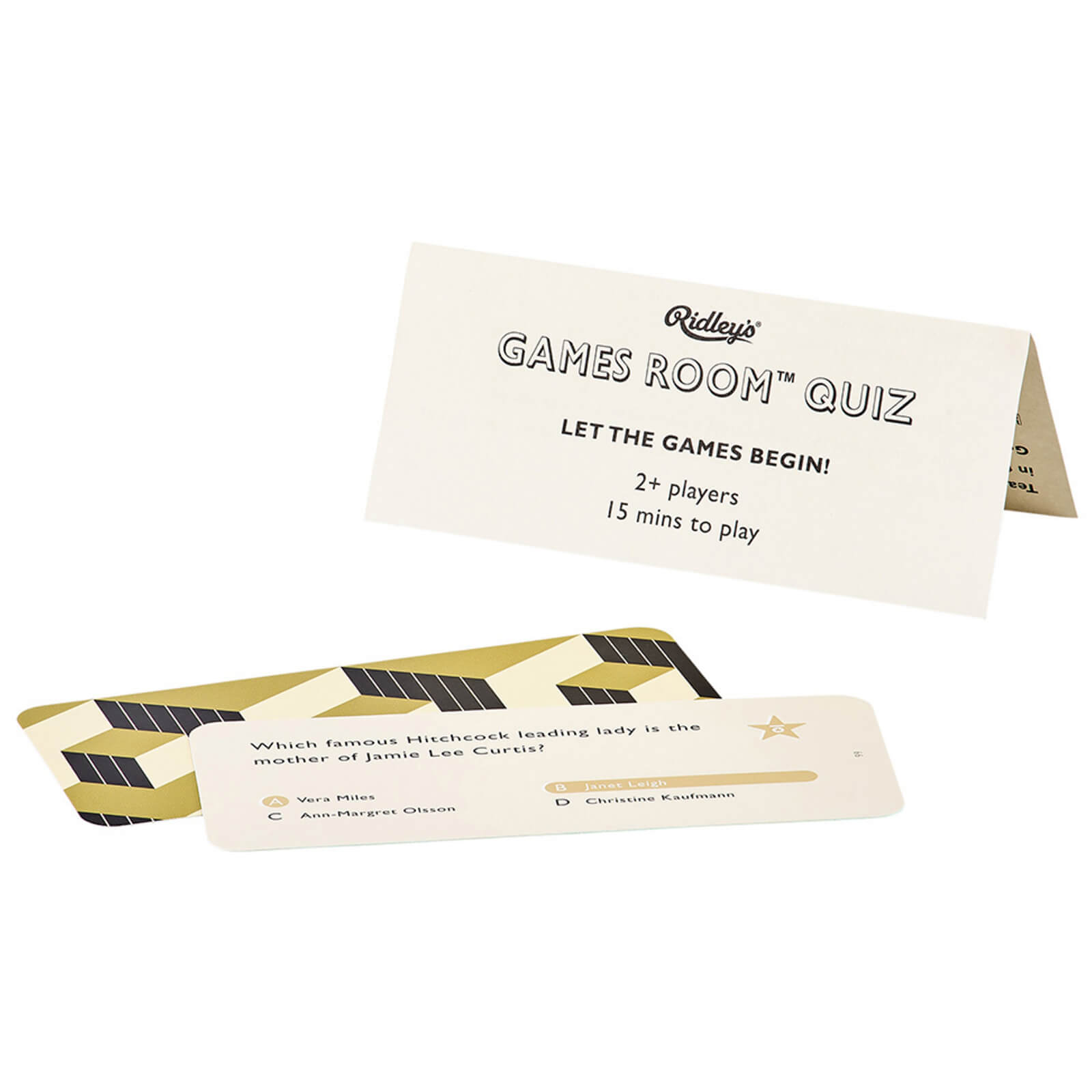 The Games Room Celebrity Trivia Cards
