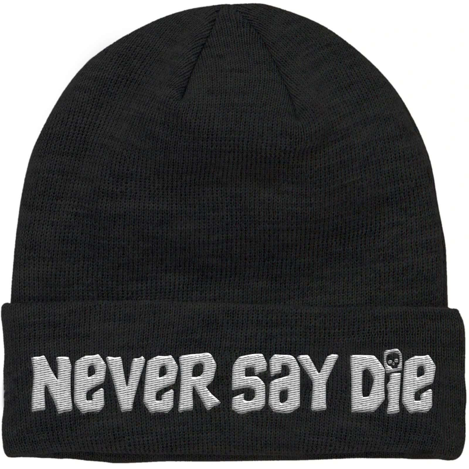 The Goonies Never Say Die Embroidered Beanie - Black