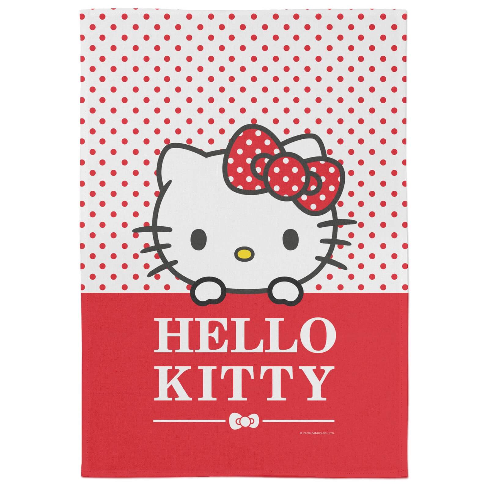 Hello Kitty Red Polka Dots Tea Towel