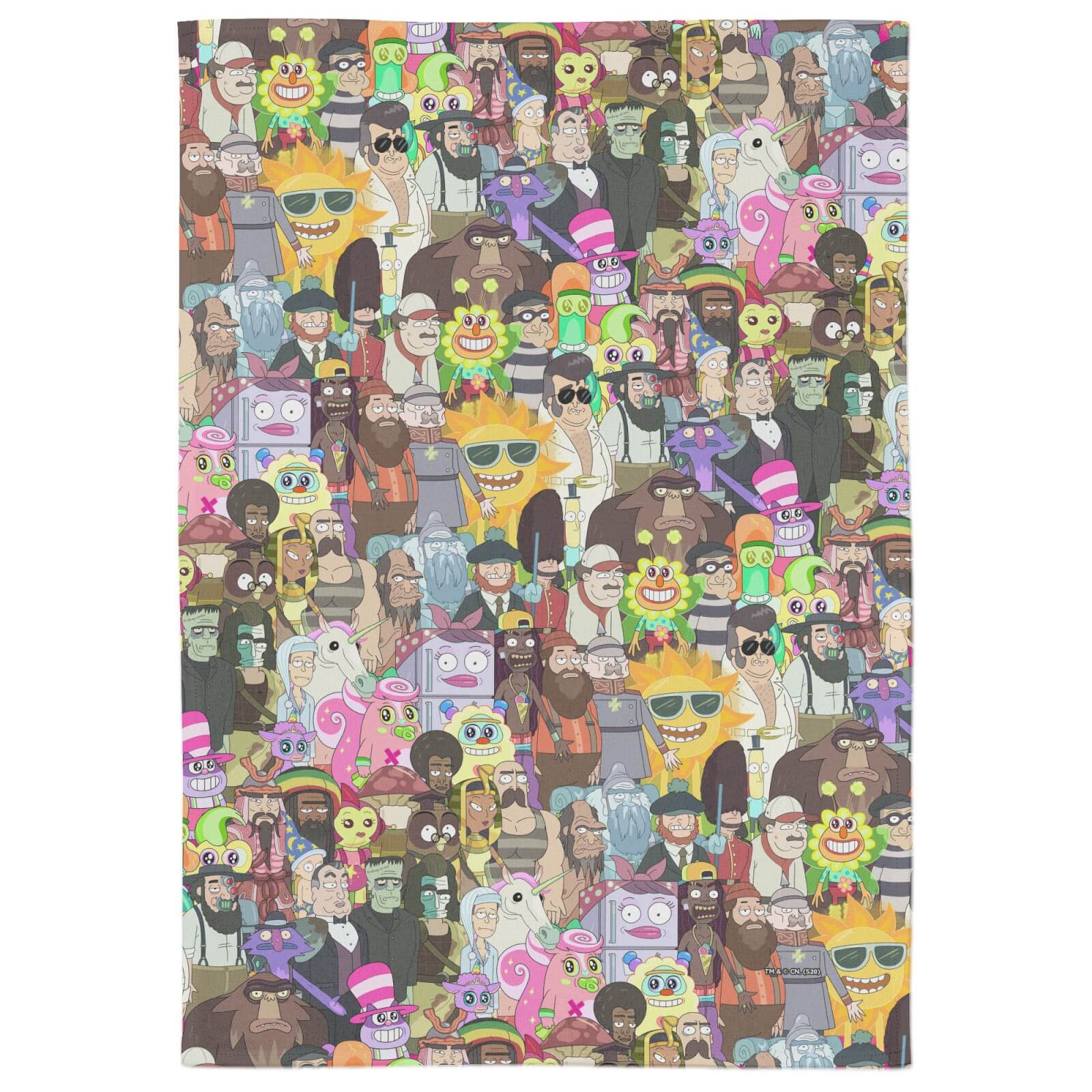 Rick And Morty Parasite Tea Towel