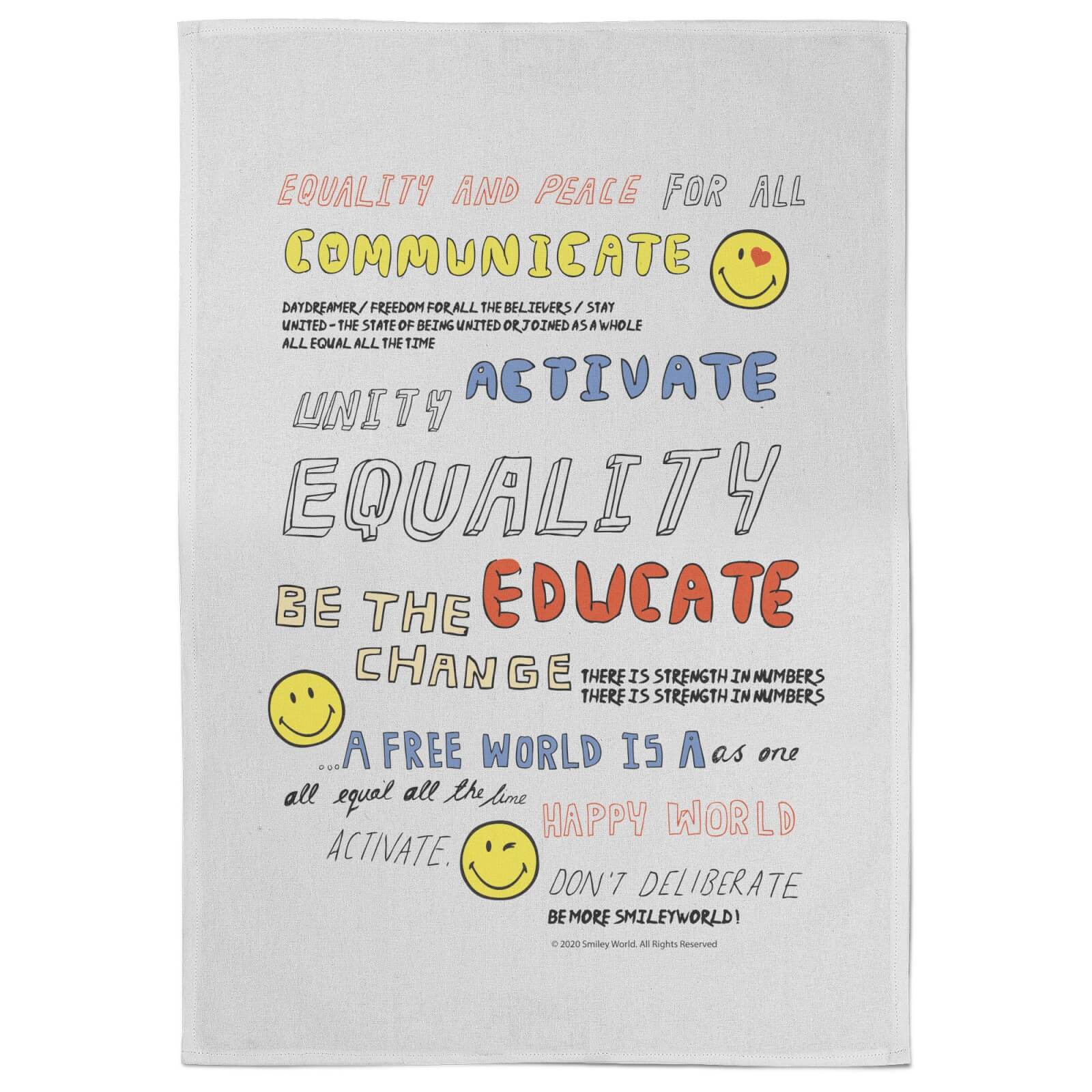 Smiley Motivation Tea Towel
