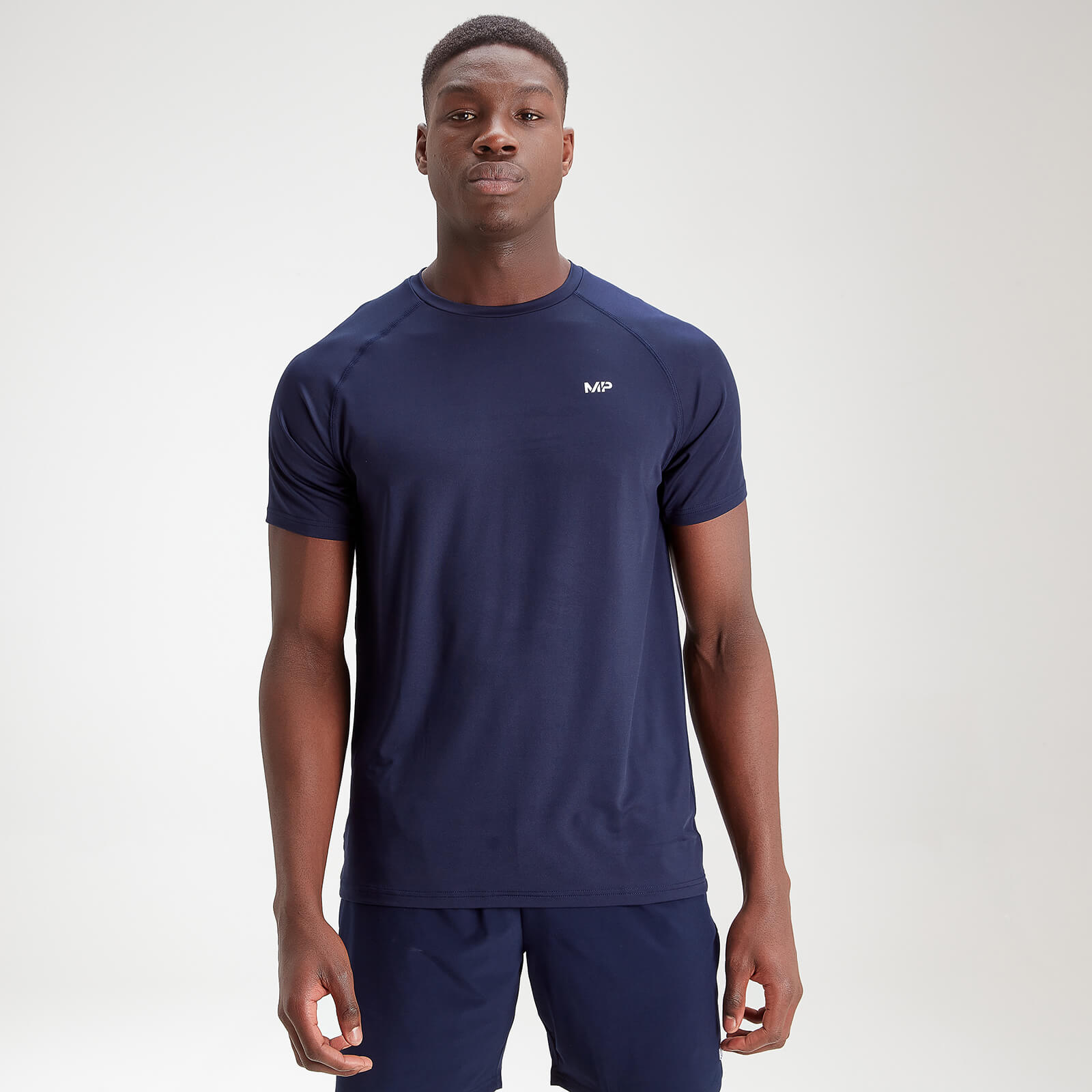 Image of T-shirt sportiva MP Essentials da uomo - Blu navy - S