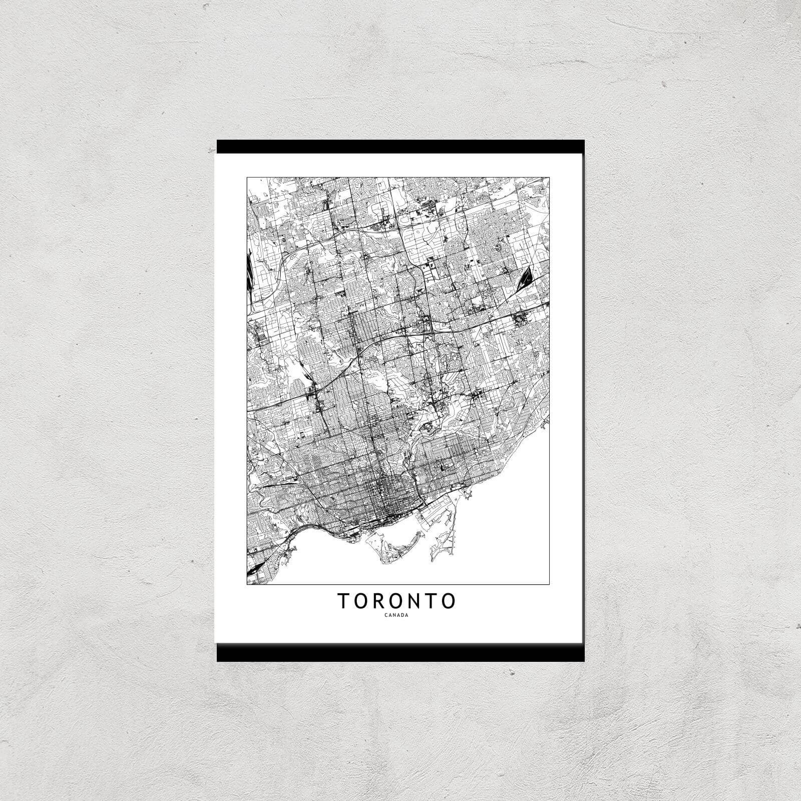 Toronto Light City Map Giclee Art Print - A3 - Print Only