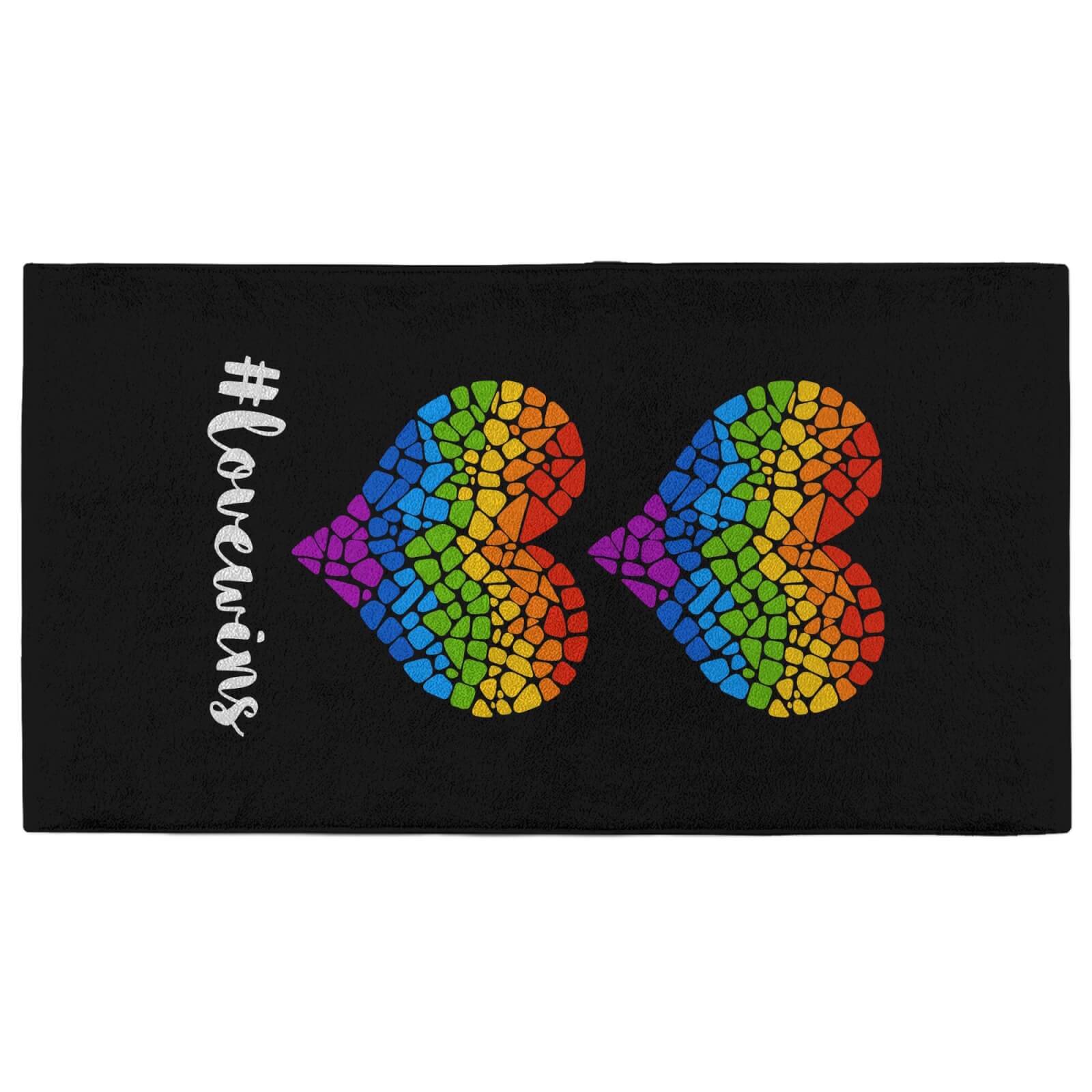 Heart Love Is Love Fitness Towel