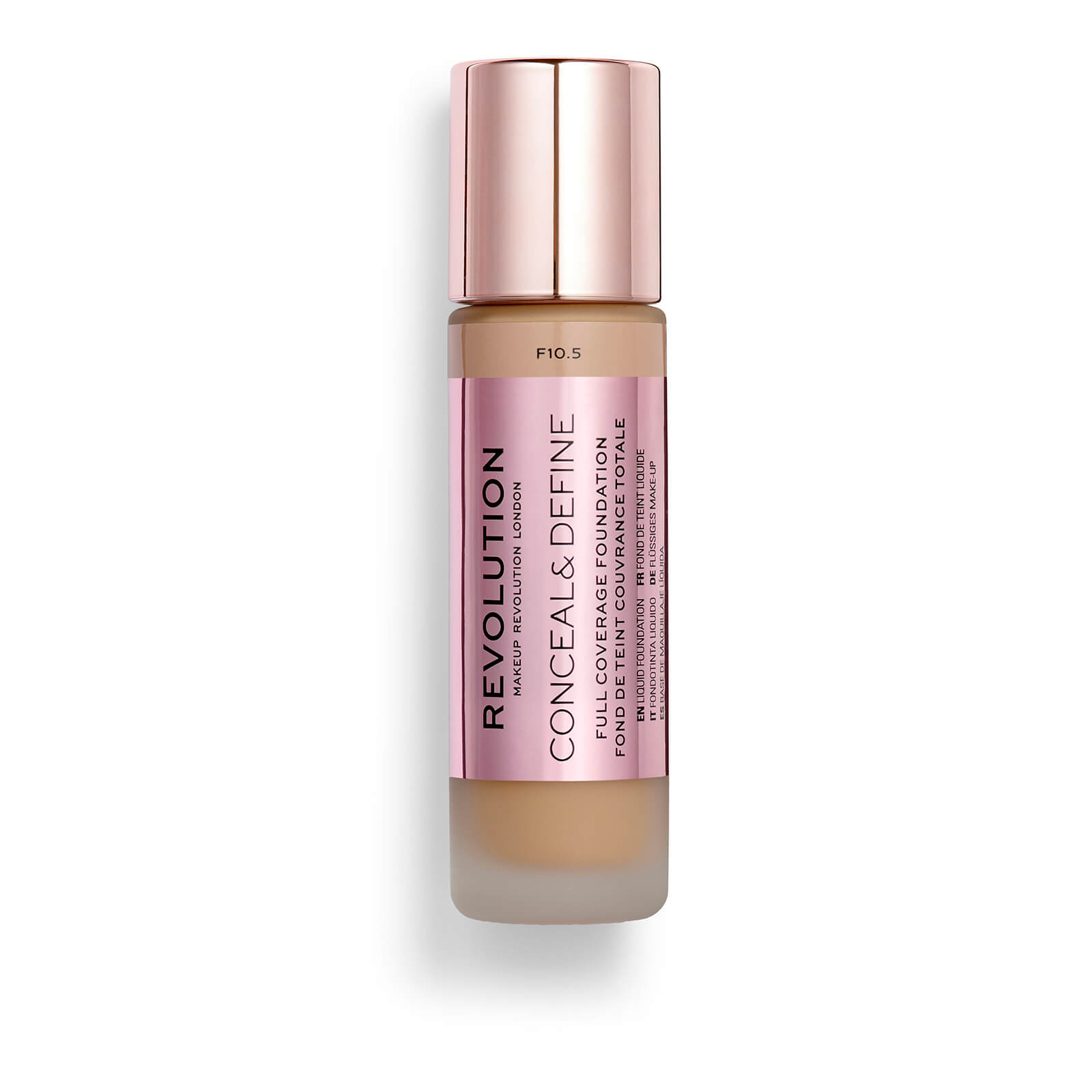 Makeup Revolution Conceal & Define Foundation (Various Shades) - F10.5