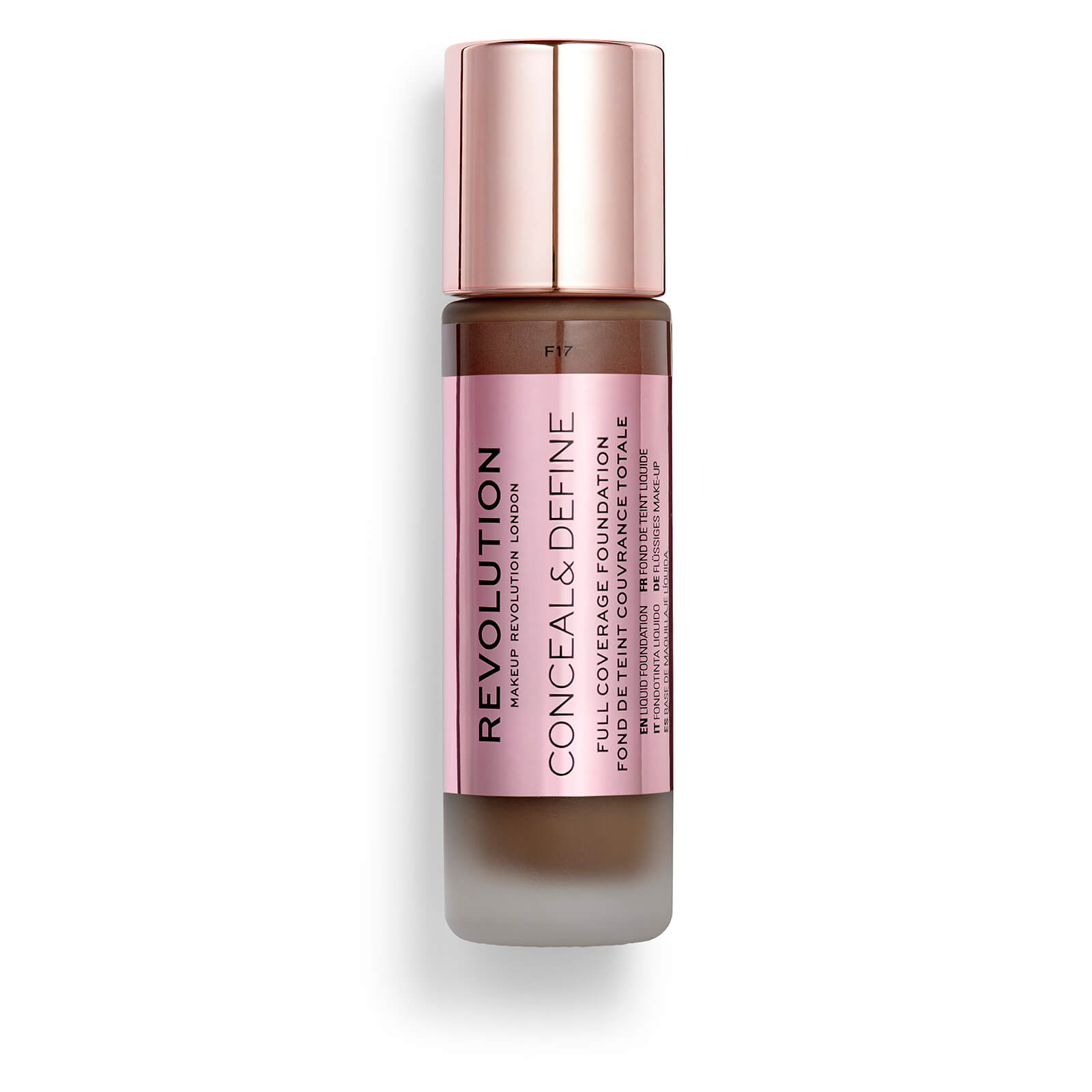 Makeup Revolution Conceal & Define Foundation (Various Shades) - F17