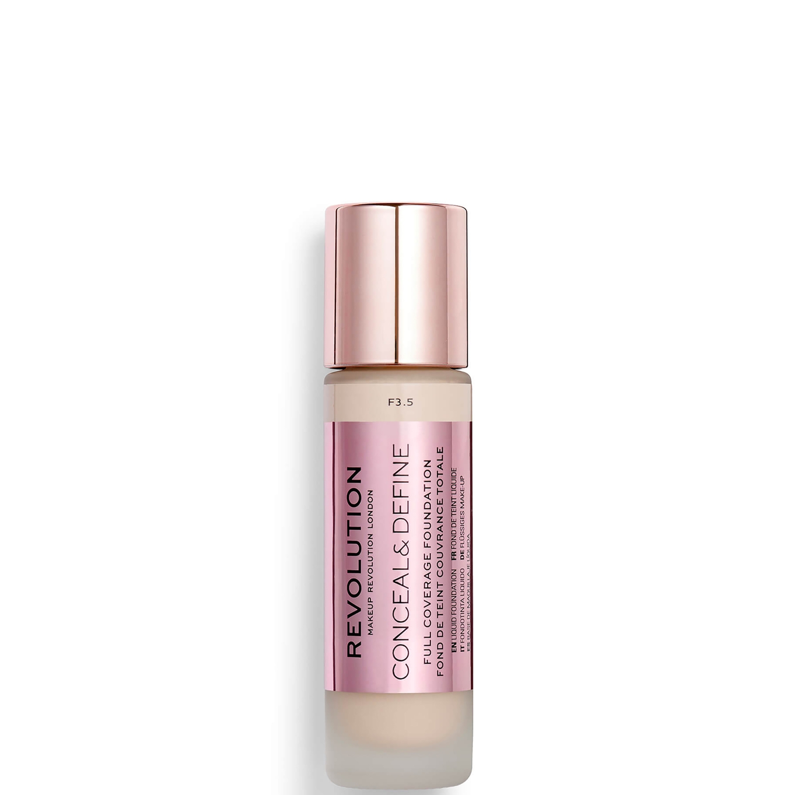 Makeup Revolution Conceal & Define Foundation (Various Shades) - F3.5