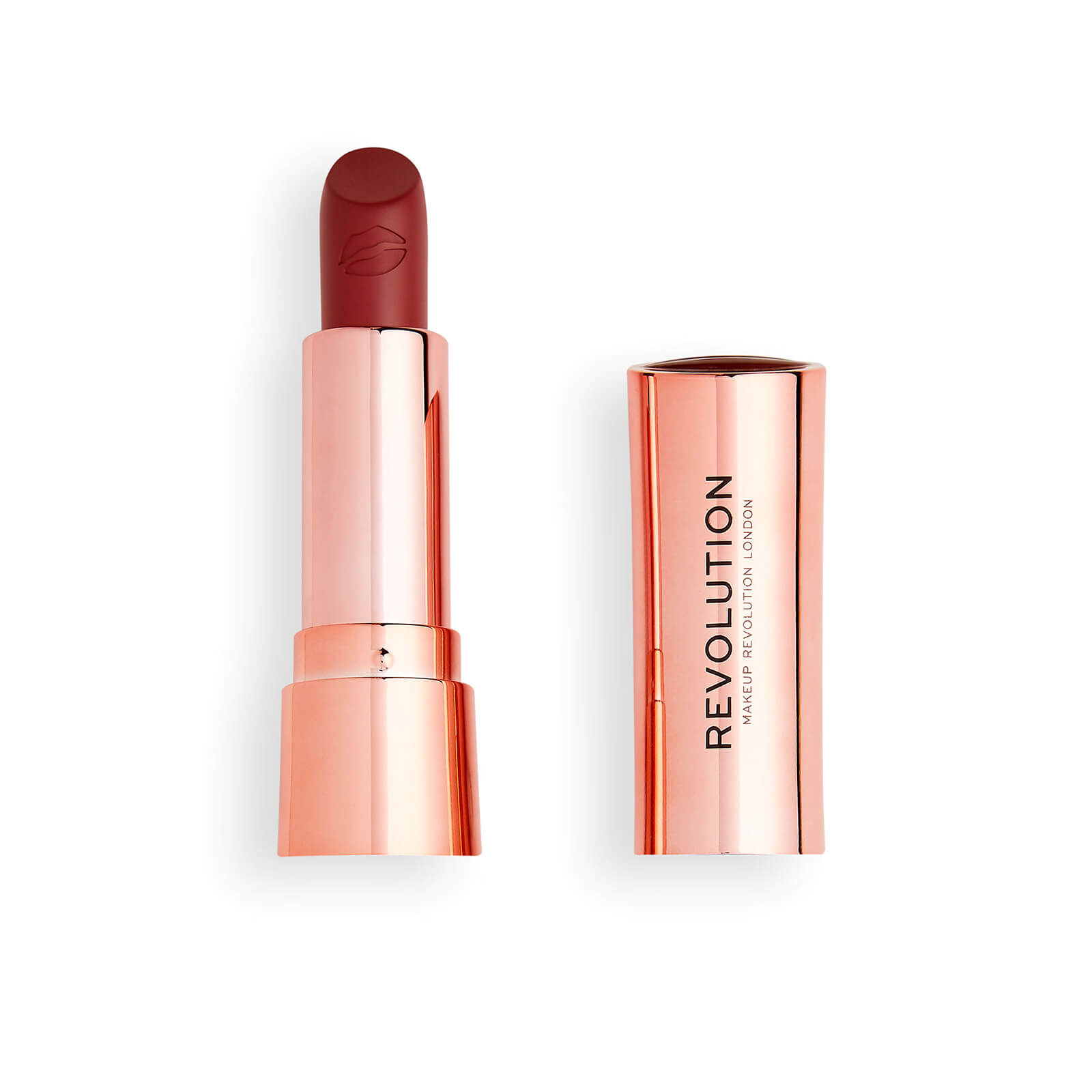 Image of Makeup Revolution Satin Kiss Lipstick (Various Shades) - Rosé