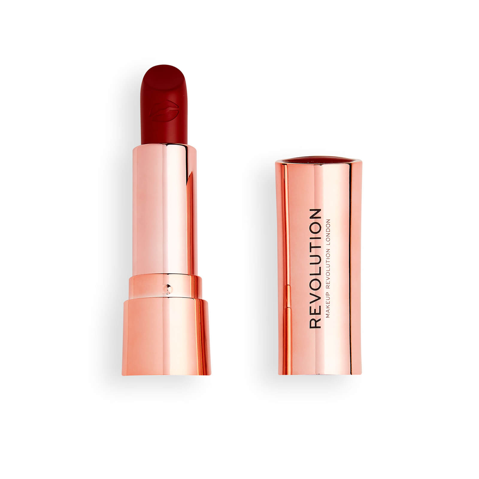Makeup Revolution Satin Kiss Lipstick (Various Shades) - Ruby