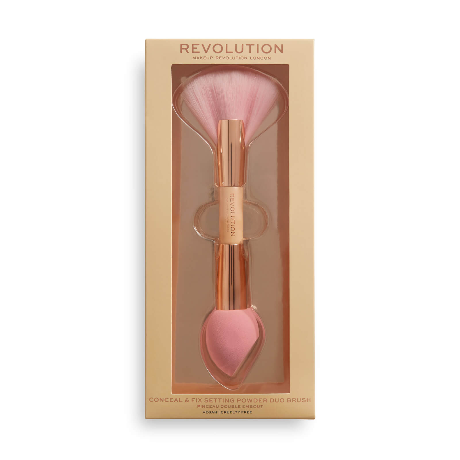 

Makeup Revolution Conceal & Fix Setting Powder Duo Brush