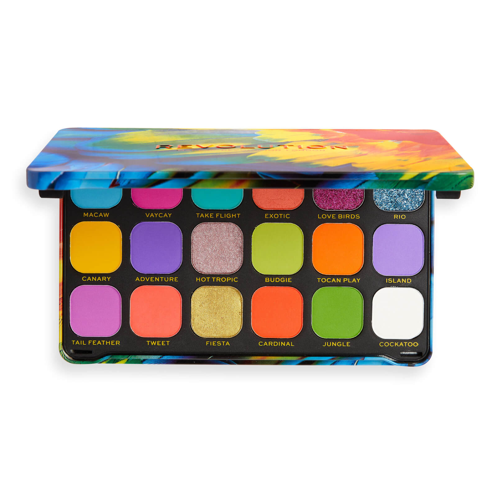 Image of Makeup Revolution Forever Flawless Bird of Paradise Eyeshadow Palette