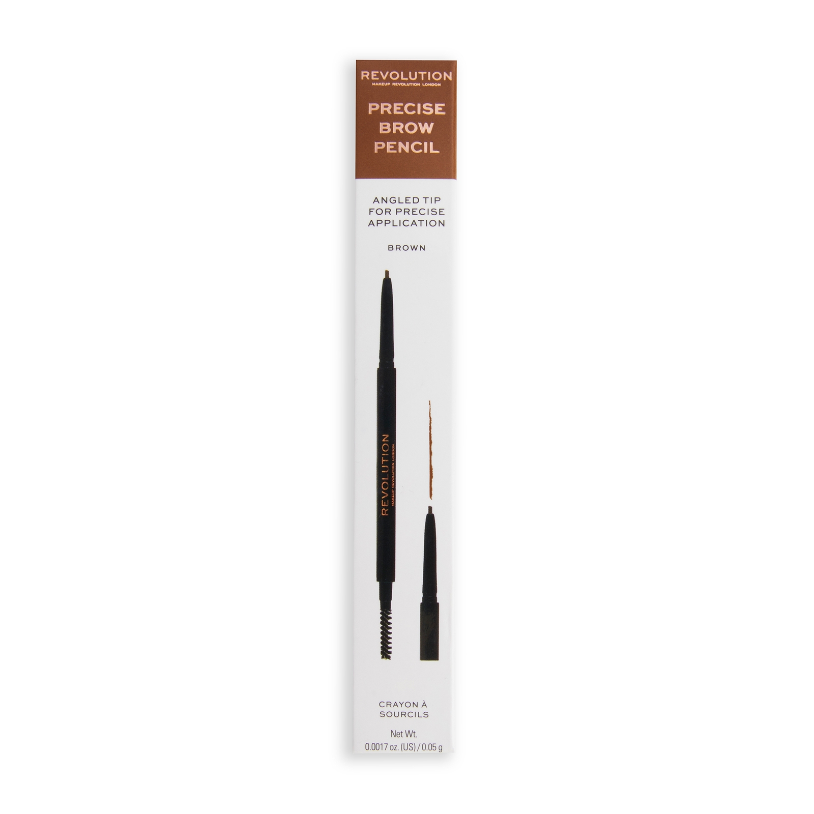 Thumbnail - Makeup Revolution Precise Brow Pencil 0.05g (Various Shades) - Light Brown