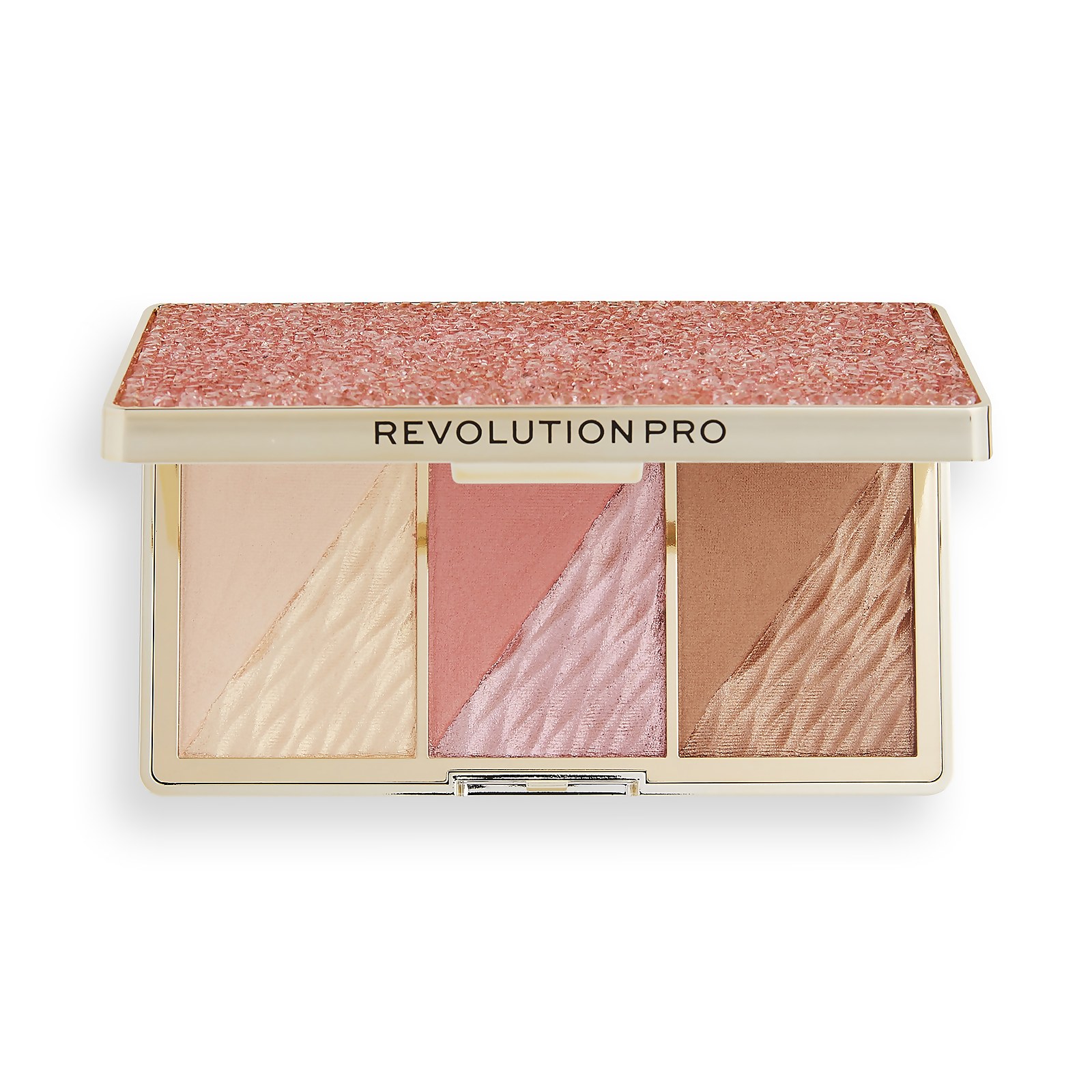 

Revolution Pro Crystal Luxe Face Palette - Rose Fresco