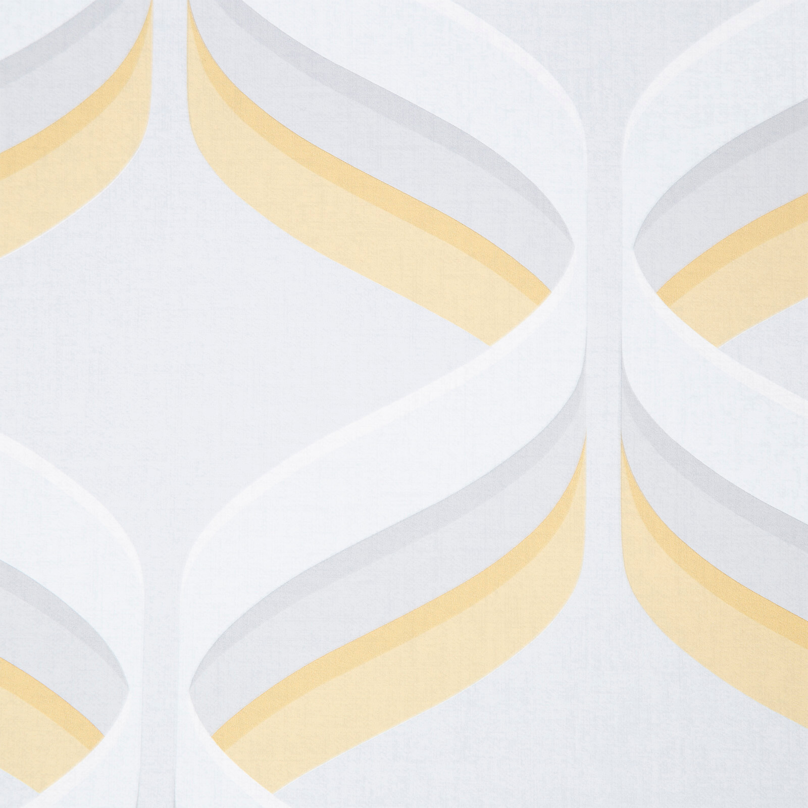 Fresco Retro Ogee Ochre Geometric Wallpaper| 