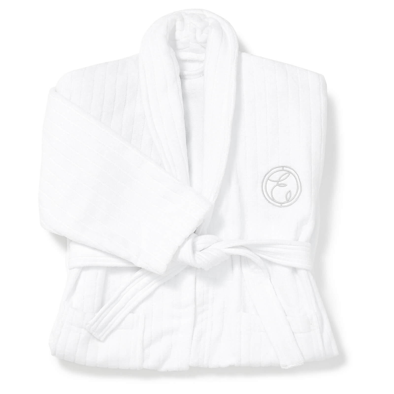 ESPA Cotton Embroidered Bath Robe - M